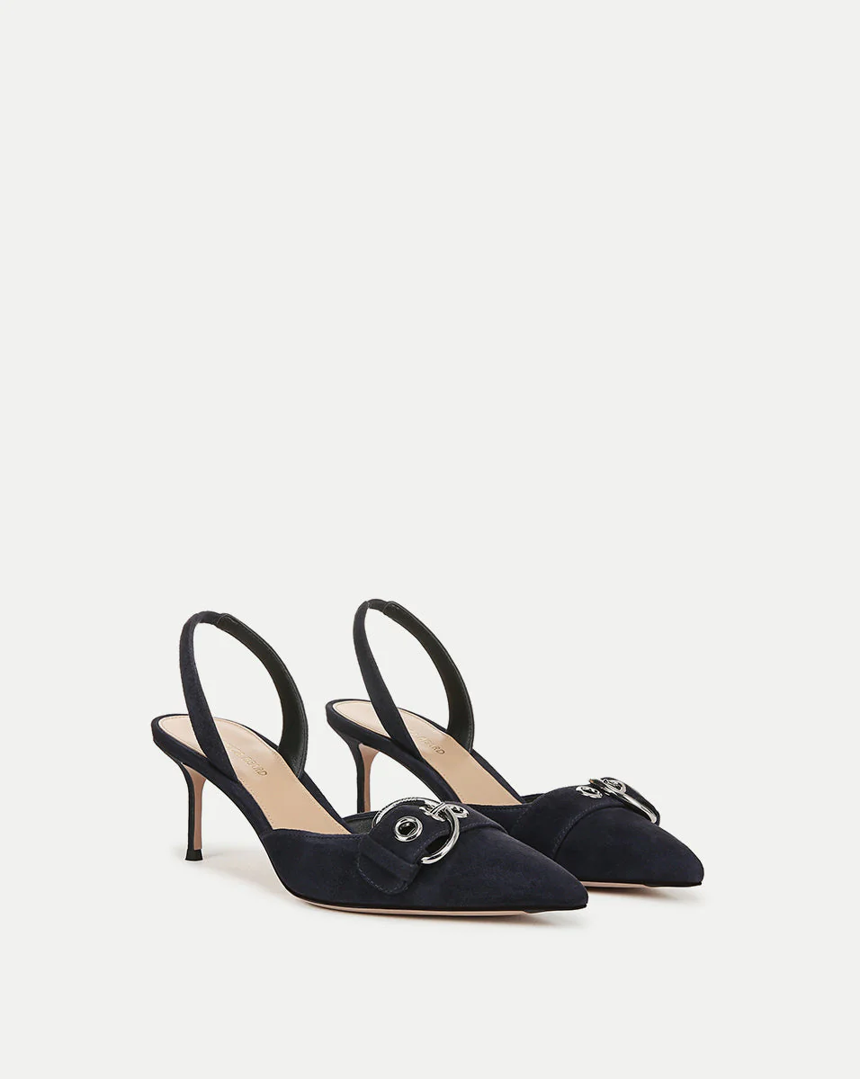 Veronica Beard - Roxy Suede Slingback Pump - Image 9