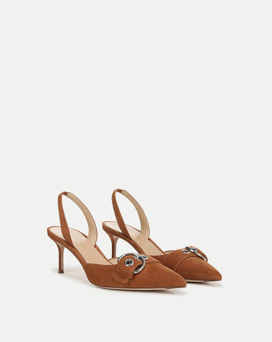 Veronica Beard - Roxy Suede Slingback Pump - Image 2