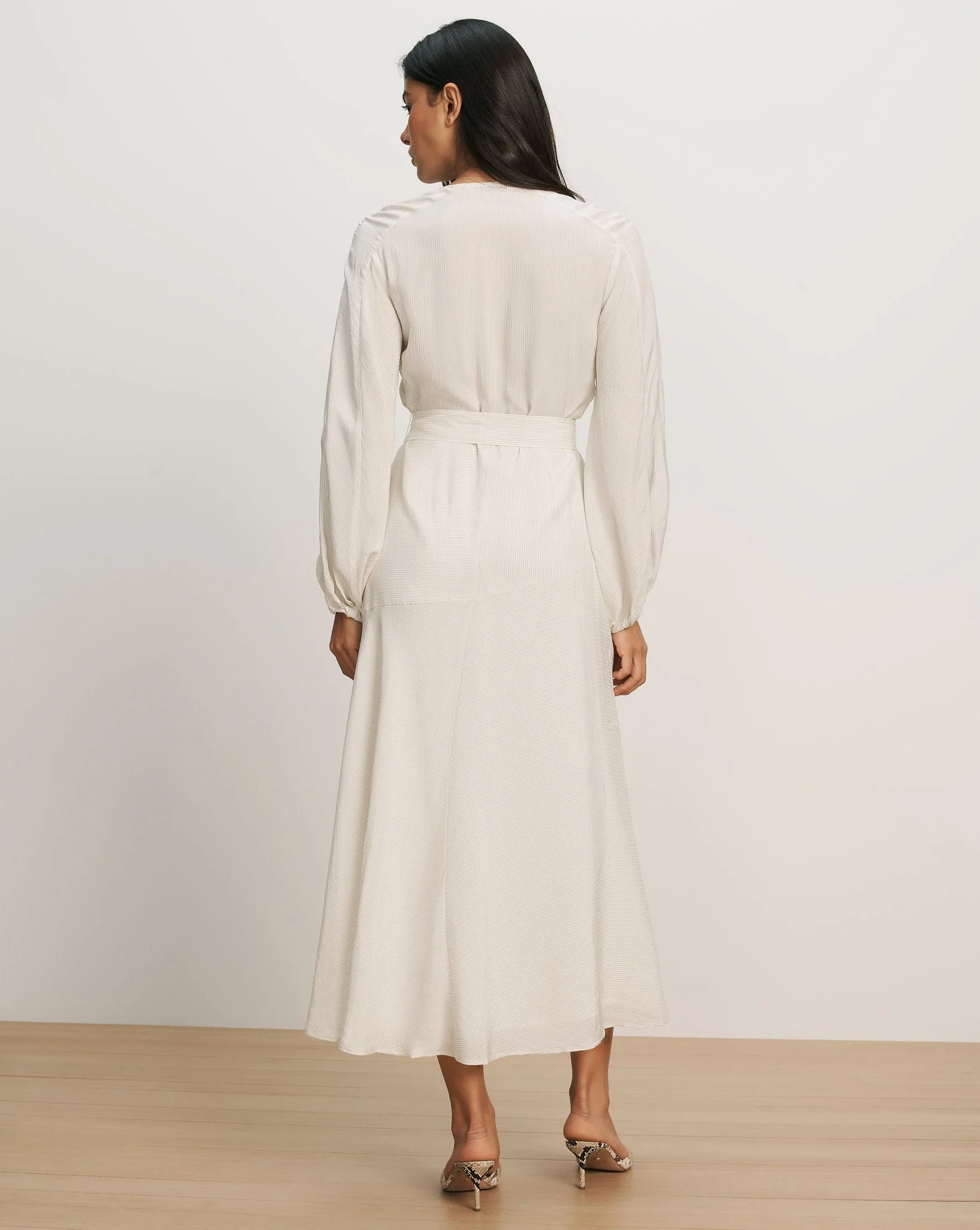 Veronica Beard - Seneca Bishop - Sleeve Midi Dress - Image 3