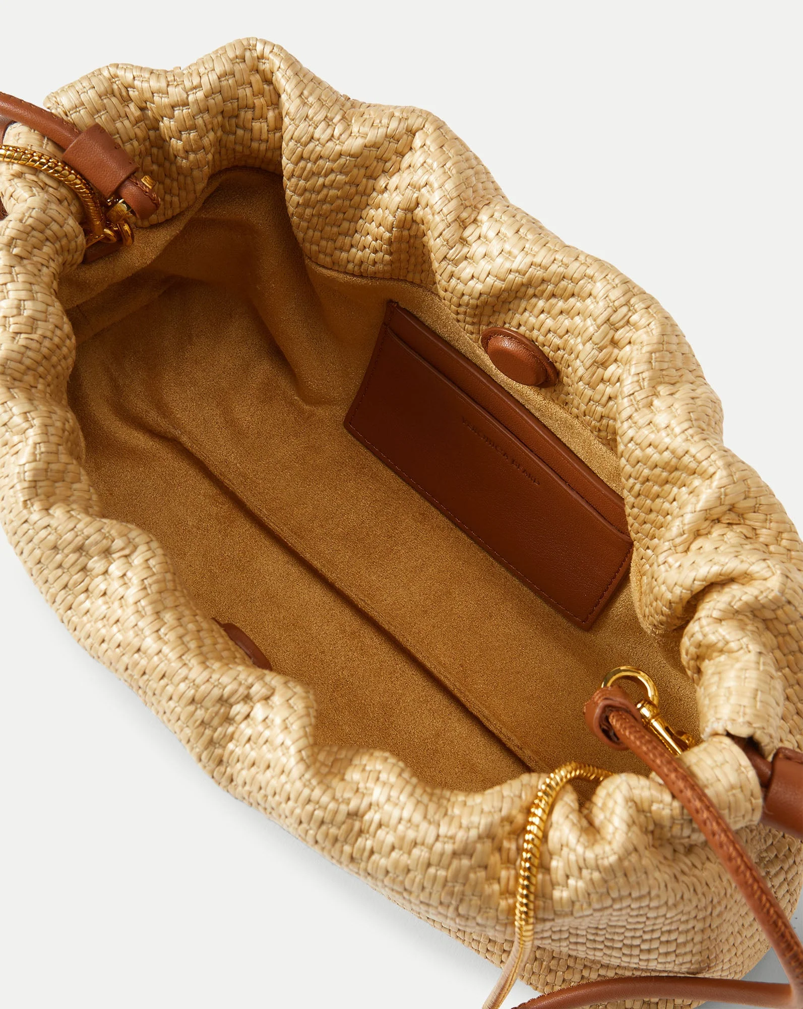 Veronica Beard - Small Veronica Beard Raffia Stash Bag - Image 5
