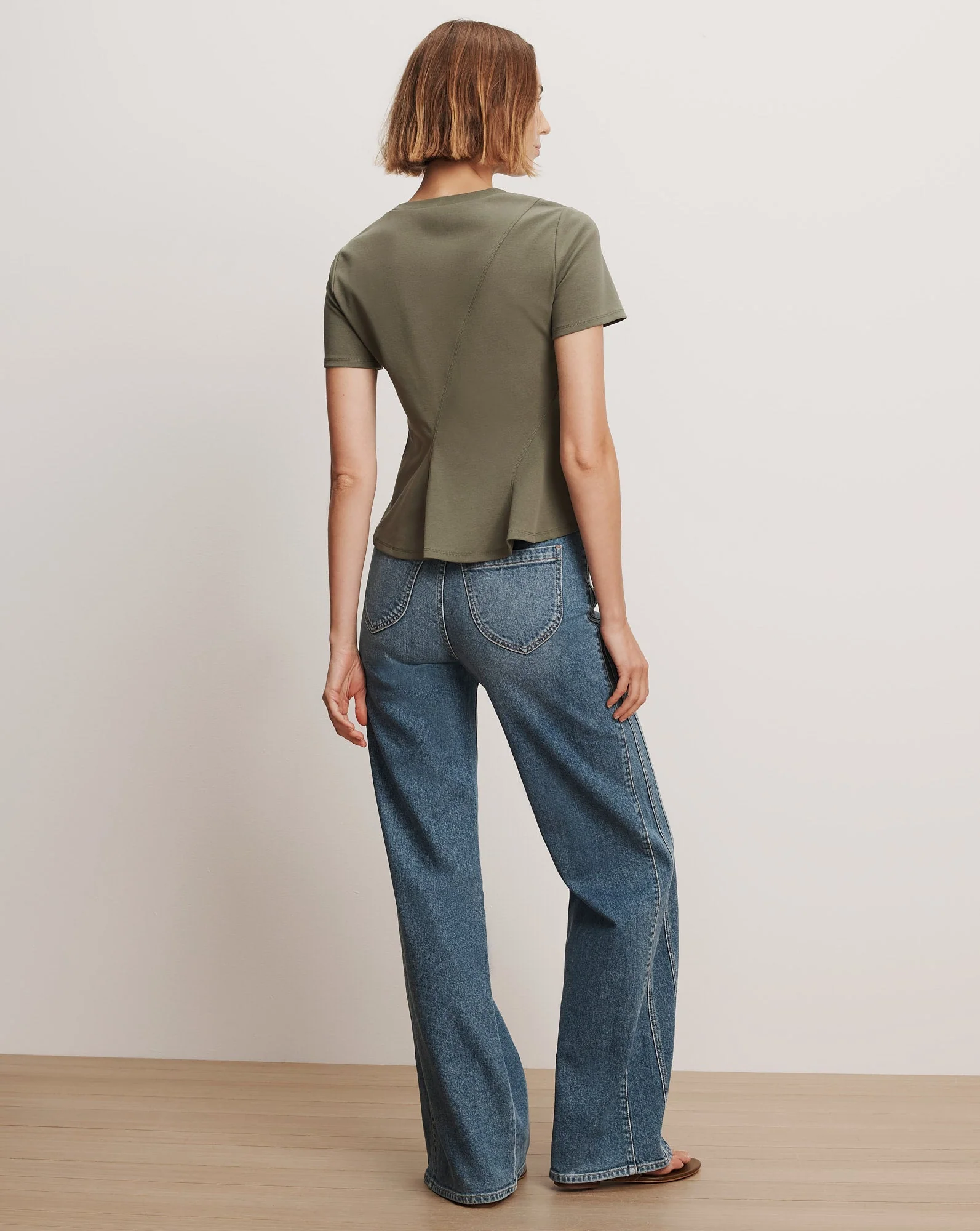 Veronica Beard - Syverin Peplum T - Shirt - Image 3