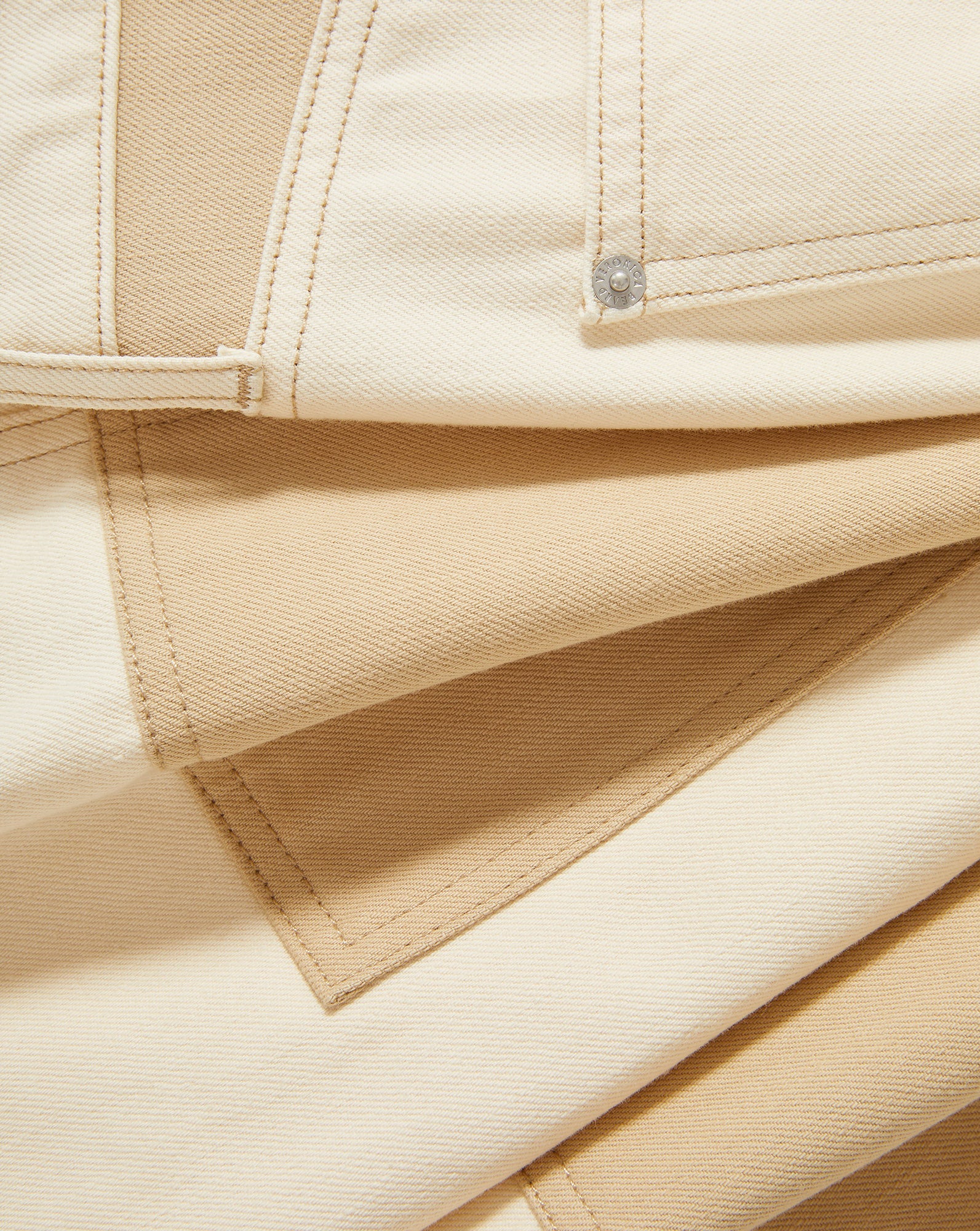 Veronica Beard - Taylor Color - Block Wide - Leg Jean - Image 4