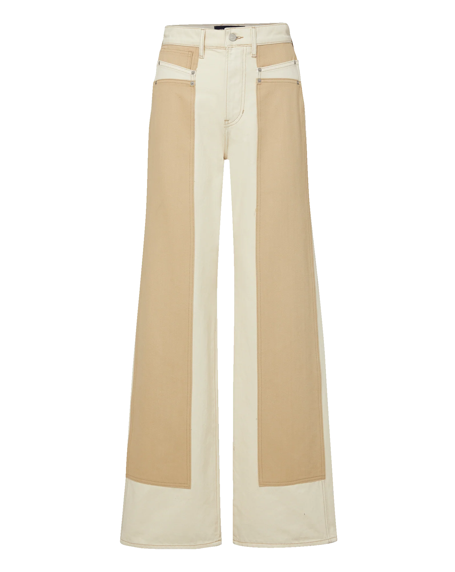 Veronica Beard - Taylor Color - Block Wide - Leg Jean - Image 7