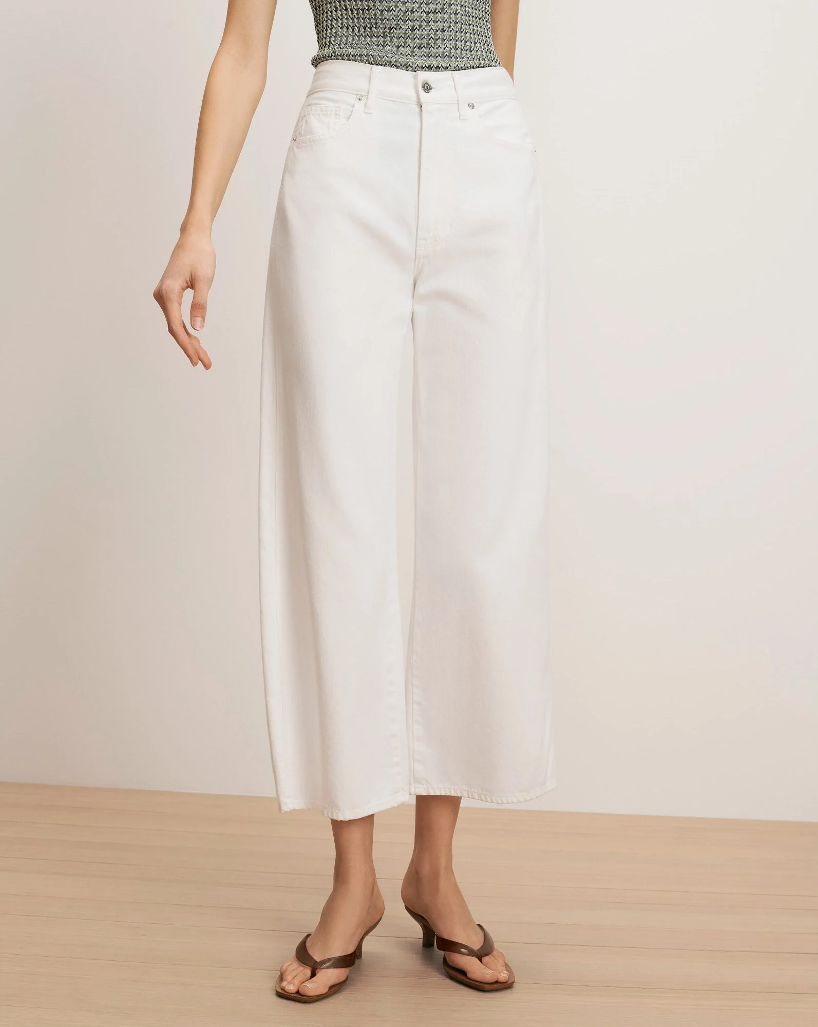 Veronica Beard - Taylor Cropped Wide - Leg Jean - Image 2