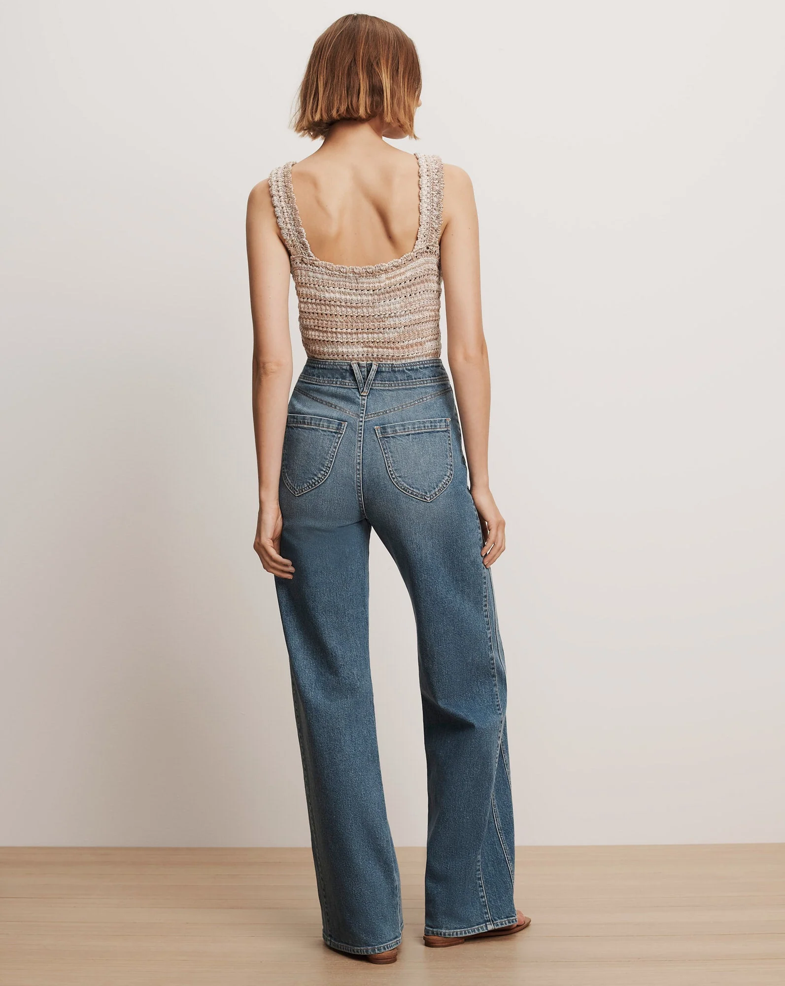 Veronica Beard - Taylor Godet Wide - Leg Jean - Image 4