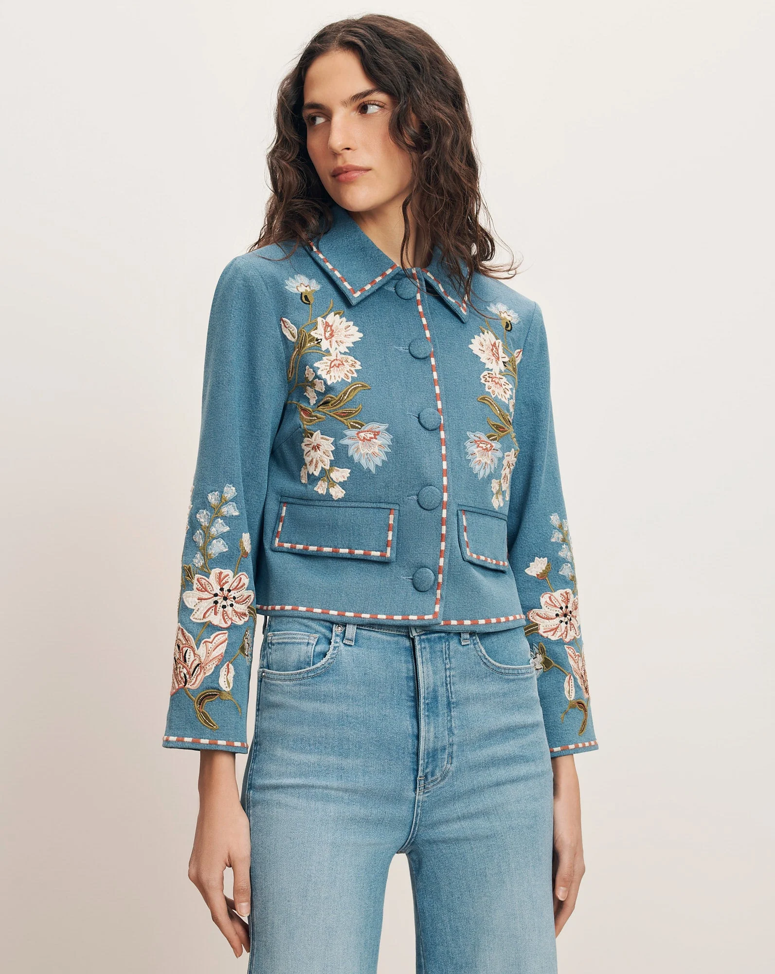 Veronica Beard - Vikaria Embroidered Jacket