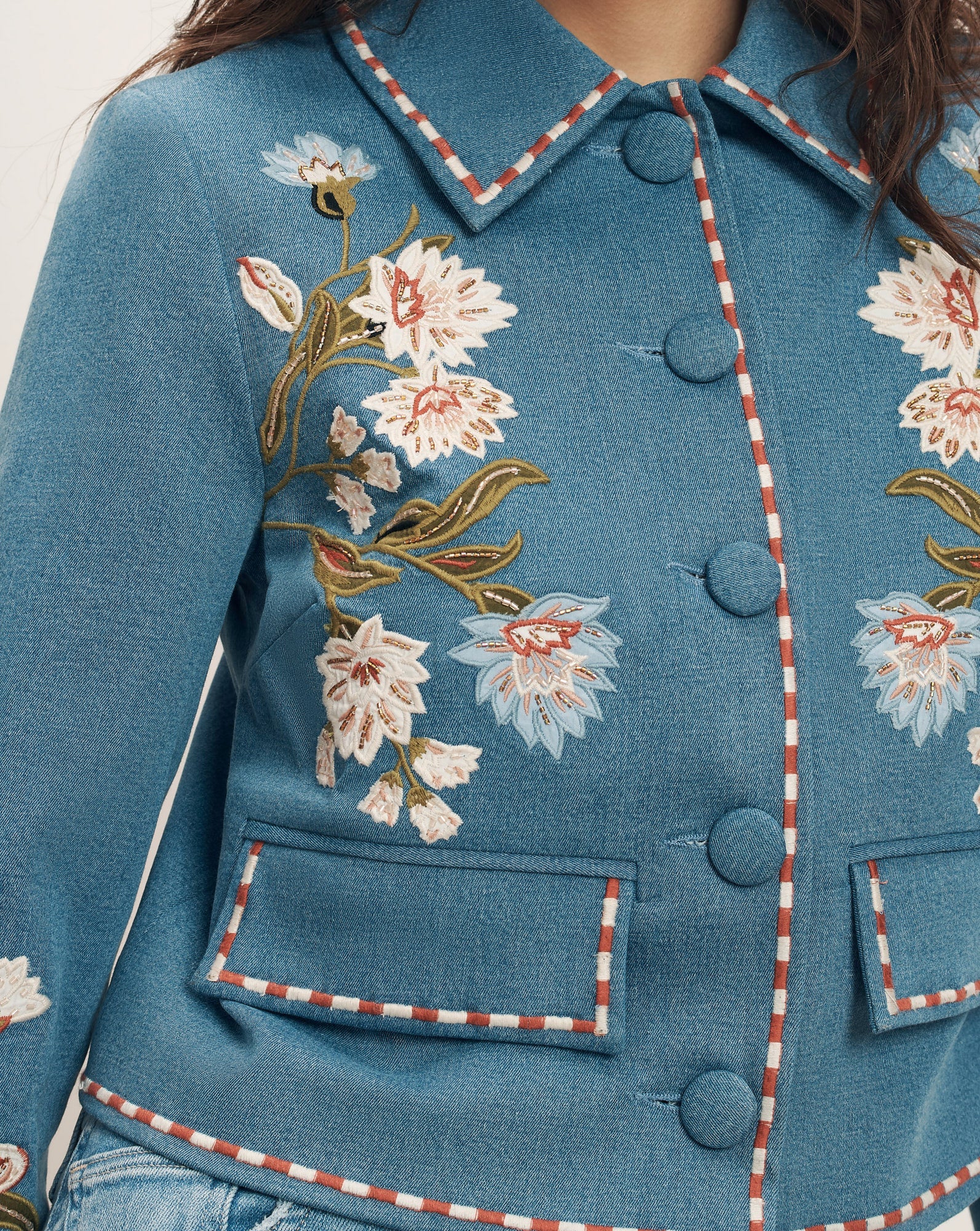 Veronica Beard - Vikaria Embroidered Jacket - Image 6