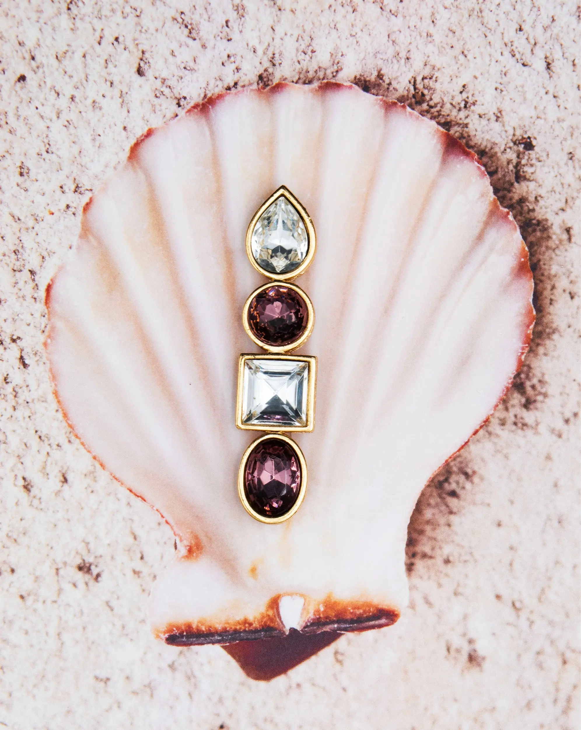 Veronica Beard - Vintage Crystal Brooch - Image 4