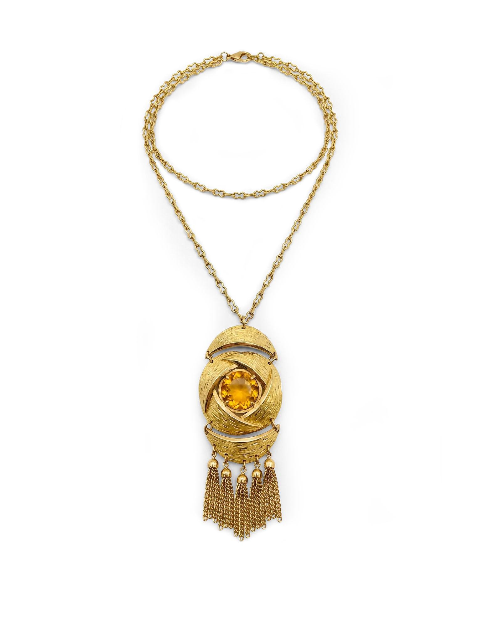 Veronica Beard - Vintage Tassel Pendant Necklace - Image 4