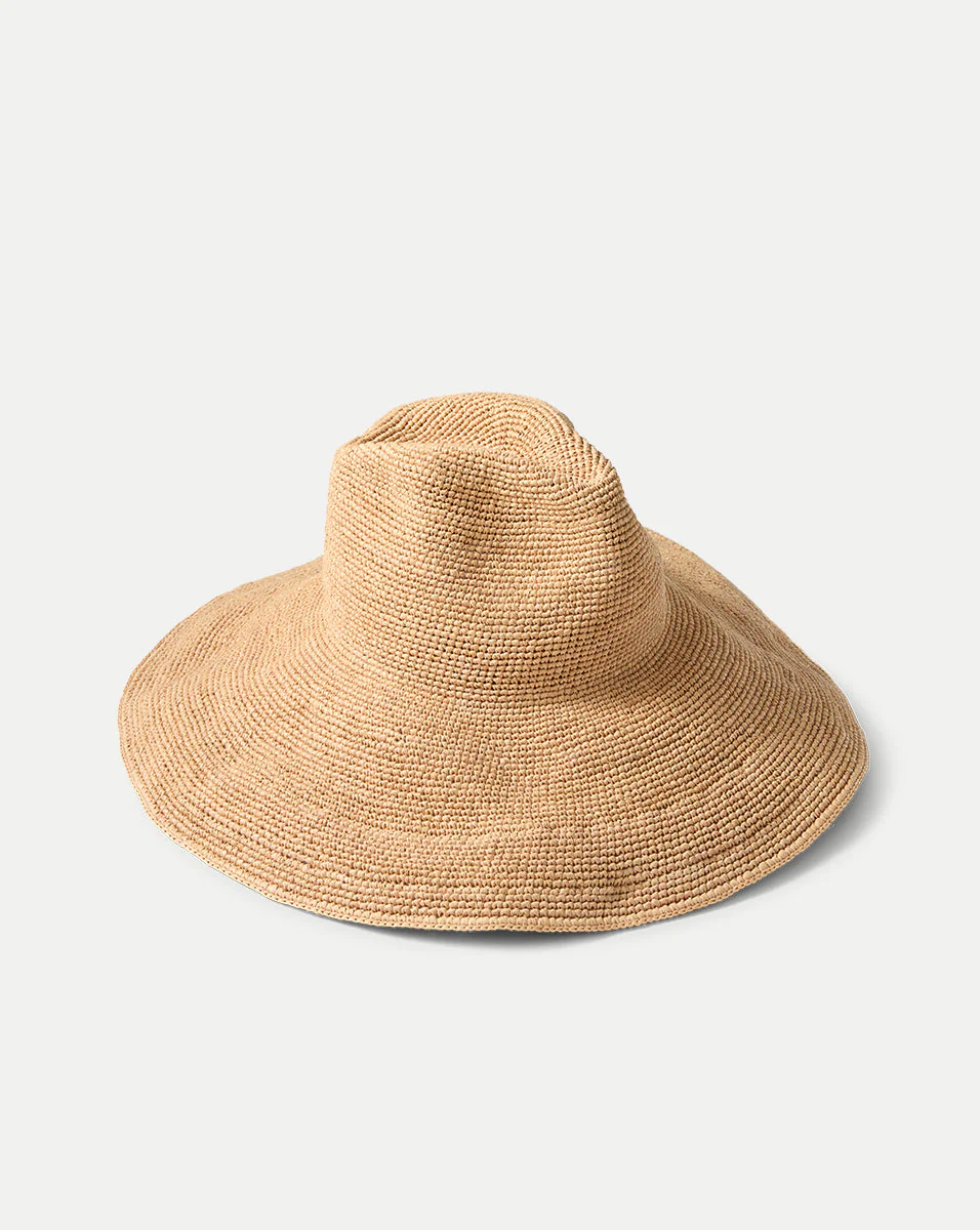 Veronica Beard - Waverly Wide Brimmed Raffia Straw Hat