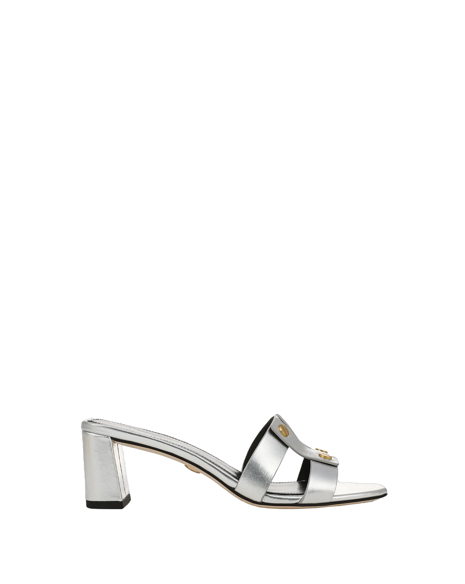 Veronica Beard - Via Silver Mid - Heel Sandal - Image 5