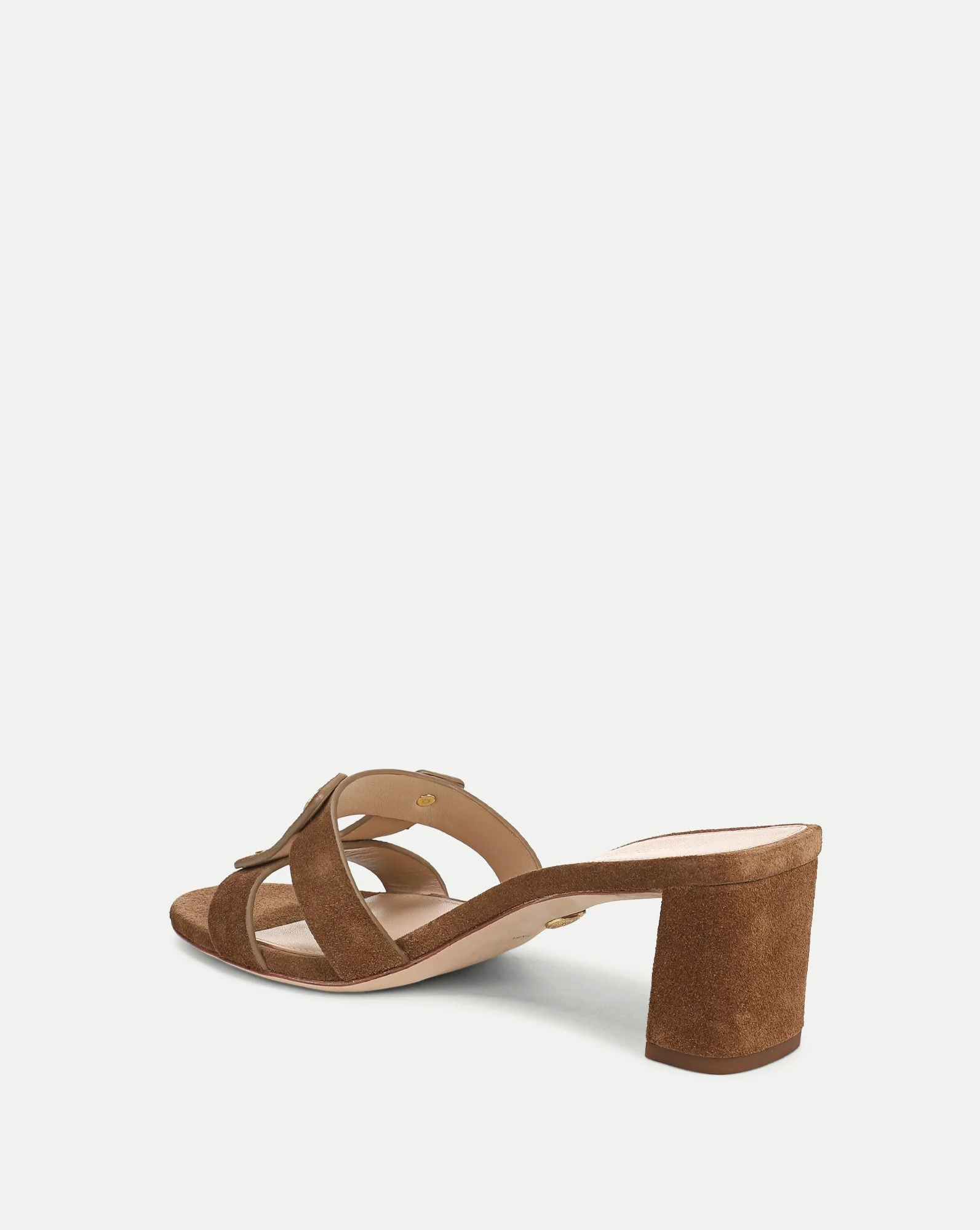 Veronica Beard - Via Suede Mid - Heel Sandal - Image 4