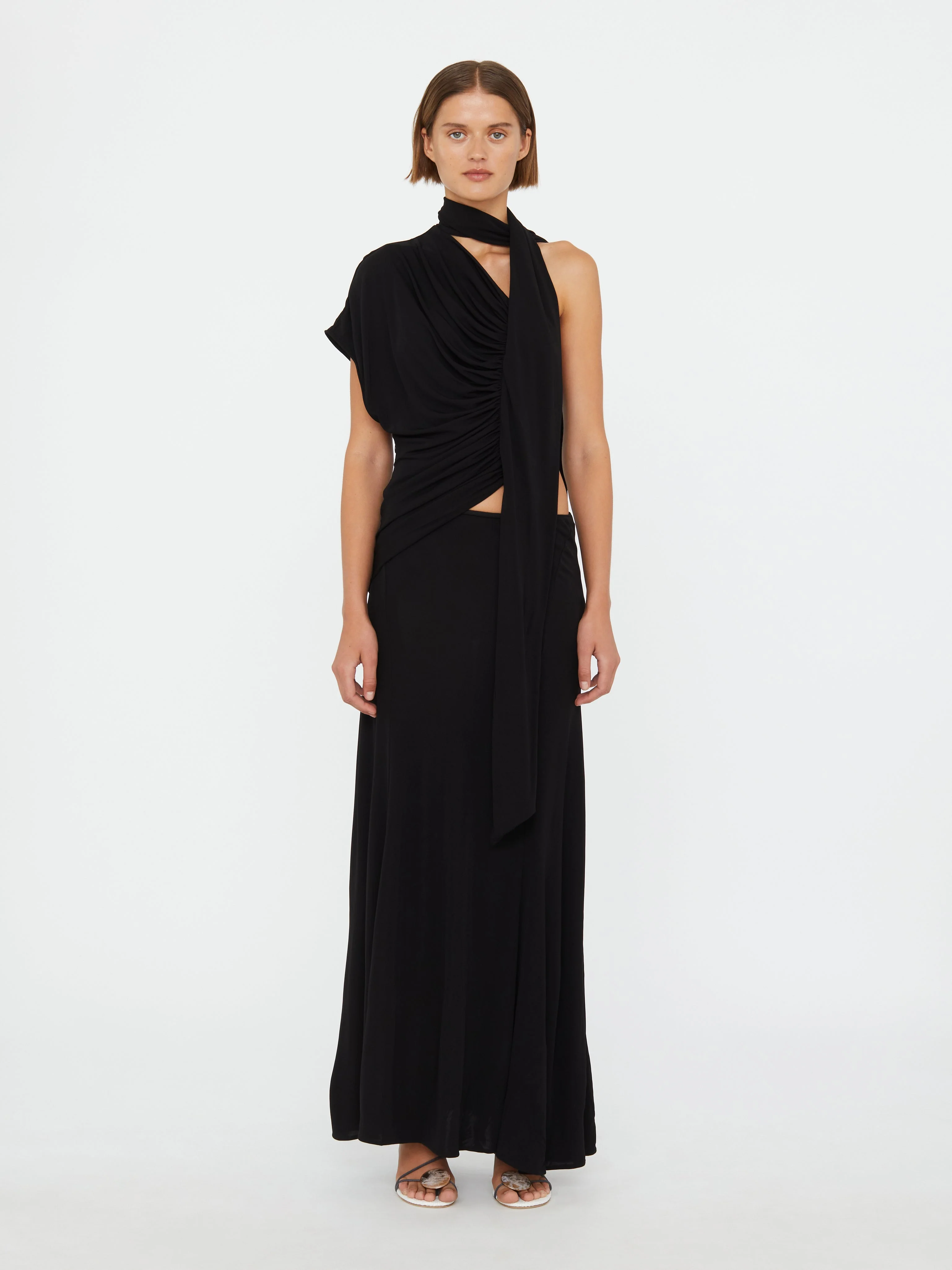 Christopher Esber - Vienna Jersey Scarf Dress