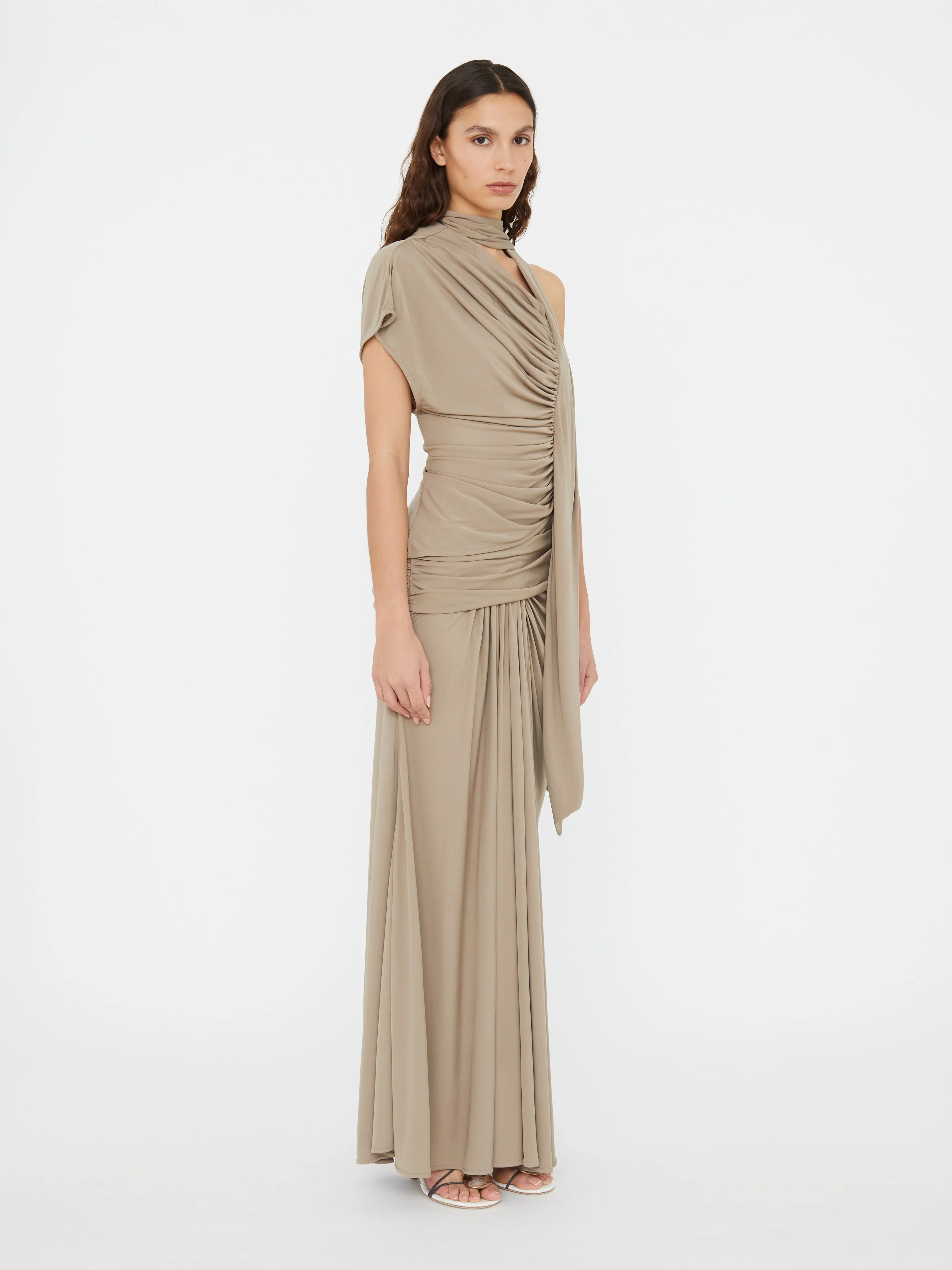 Christopher Esber - Vienna Jersey Scarf Top - Image 3