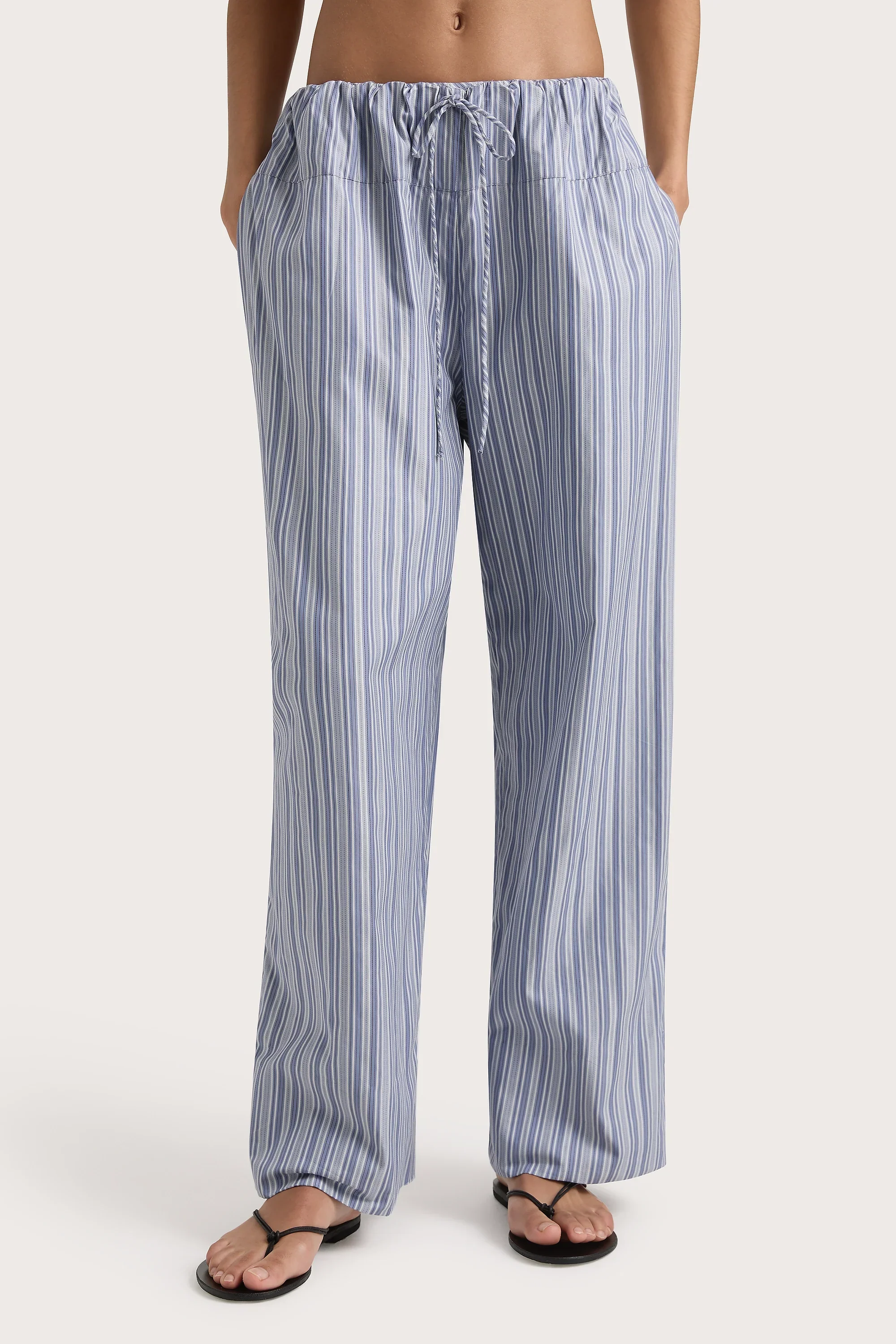 Faithfull - Vieu Relaxed Pant Blue Stripe - Final Sale - Image 2