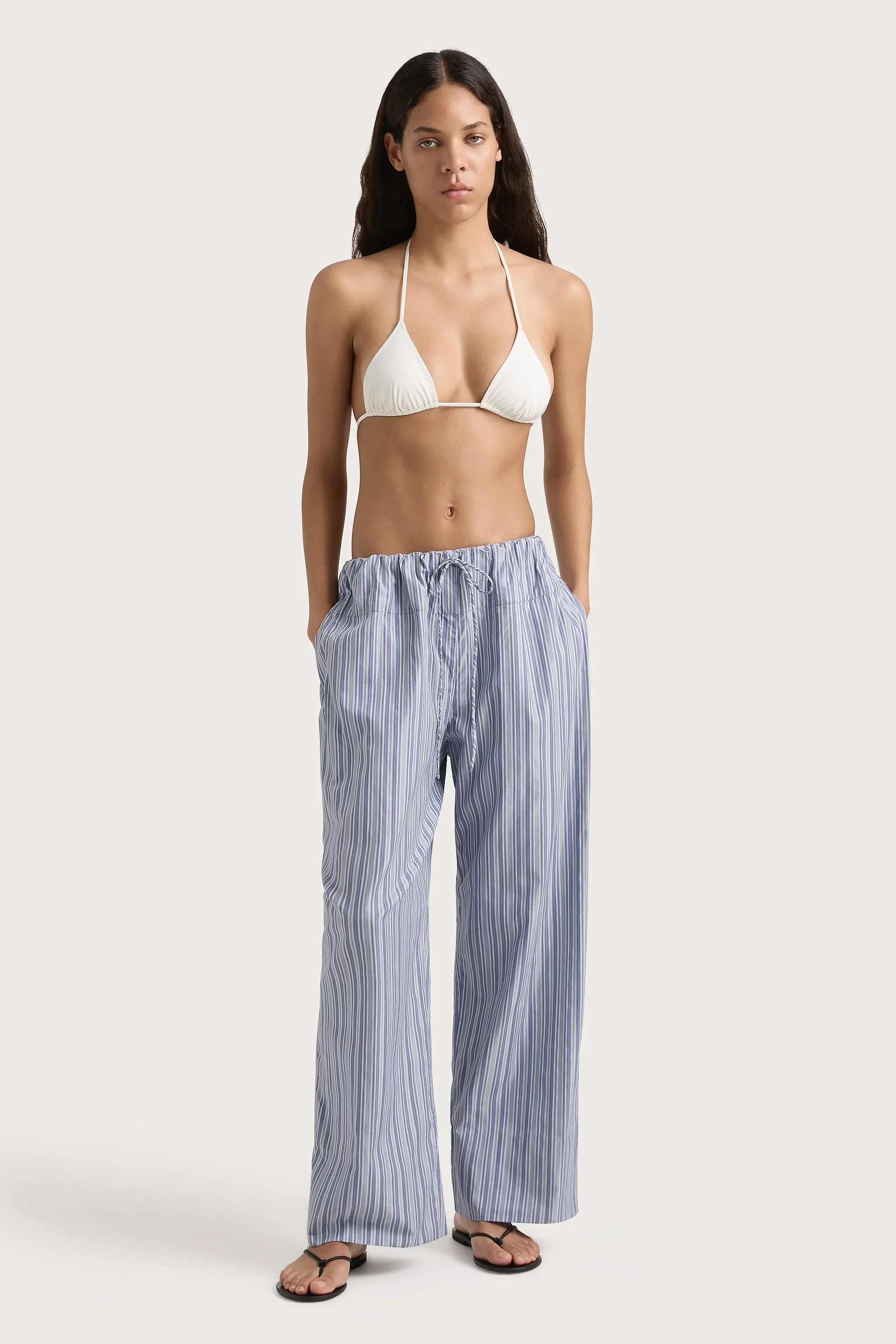 Faithfull - Vieu Relaxed Pant Blue Stripe - Final Sale - Image 3