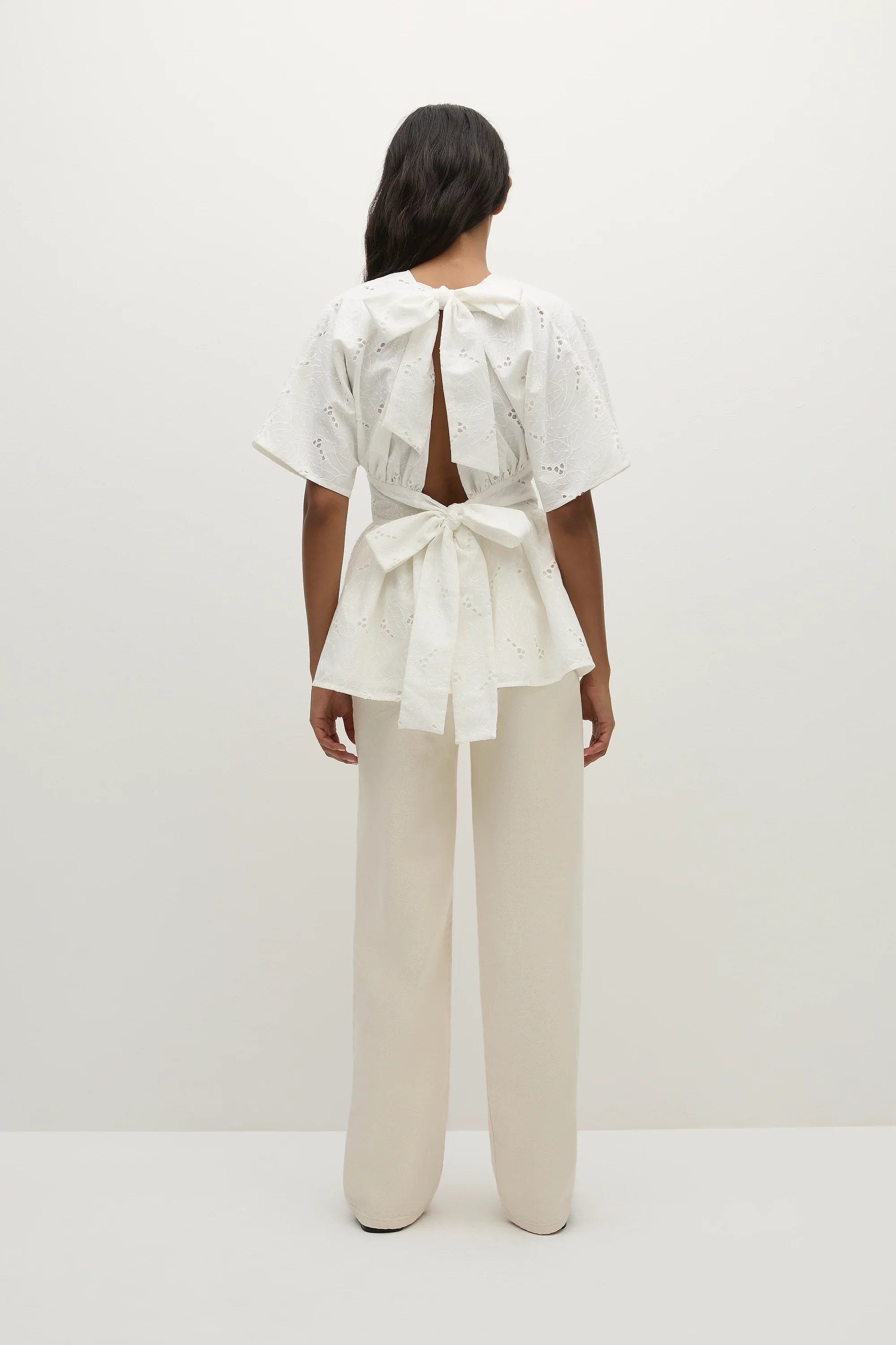 Faithfull - Vilde Top Birgitta Broderie Anglaise White - Final Sale - Image 5