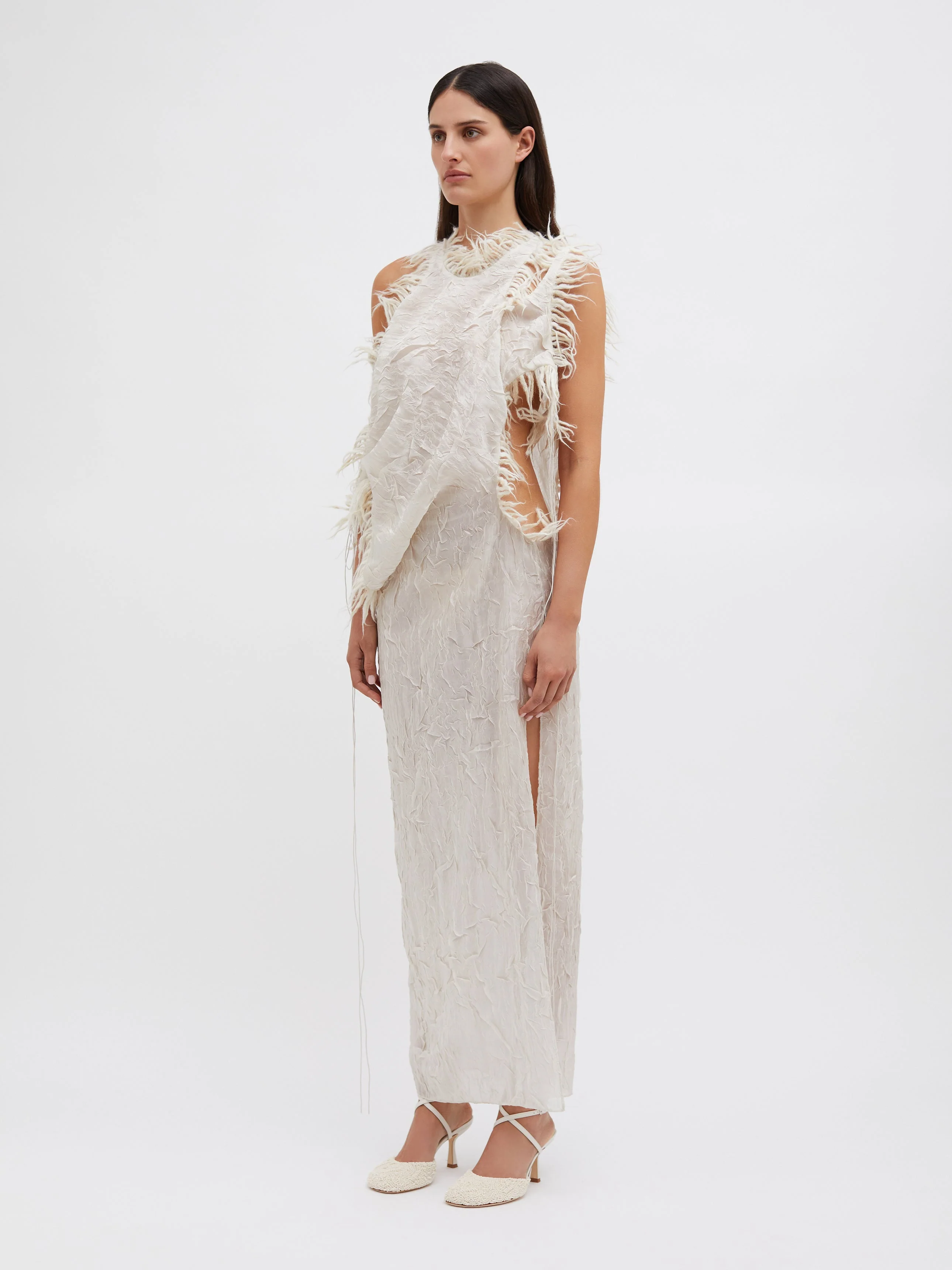 Christopher Esber - Villus Crinkle Curve Dress - Image 4