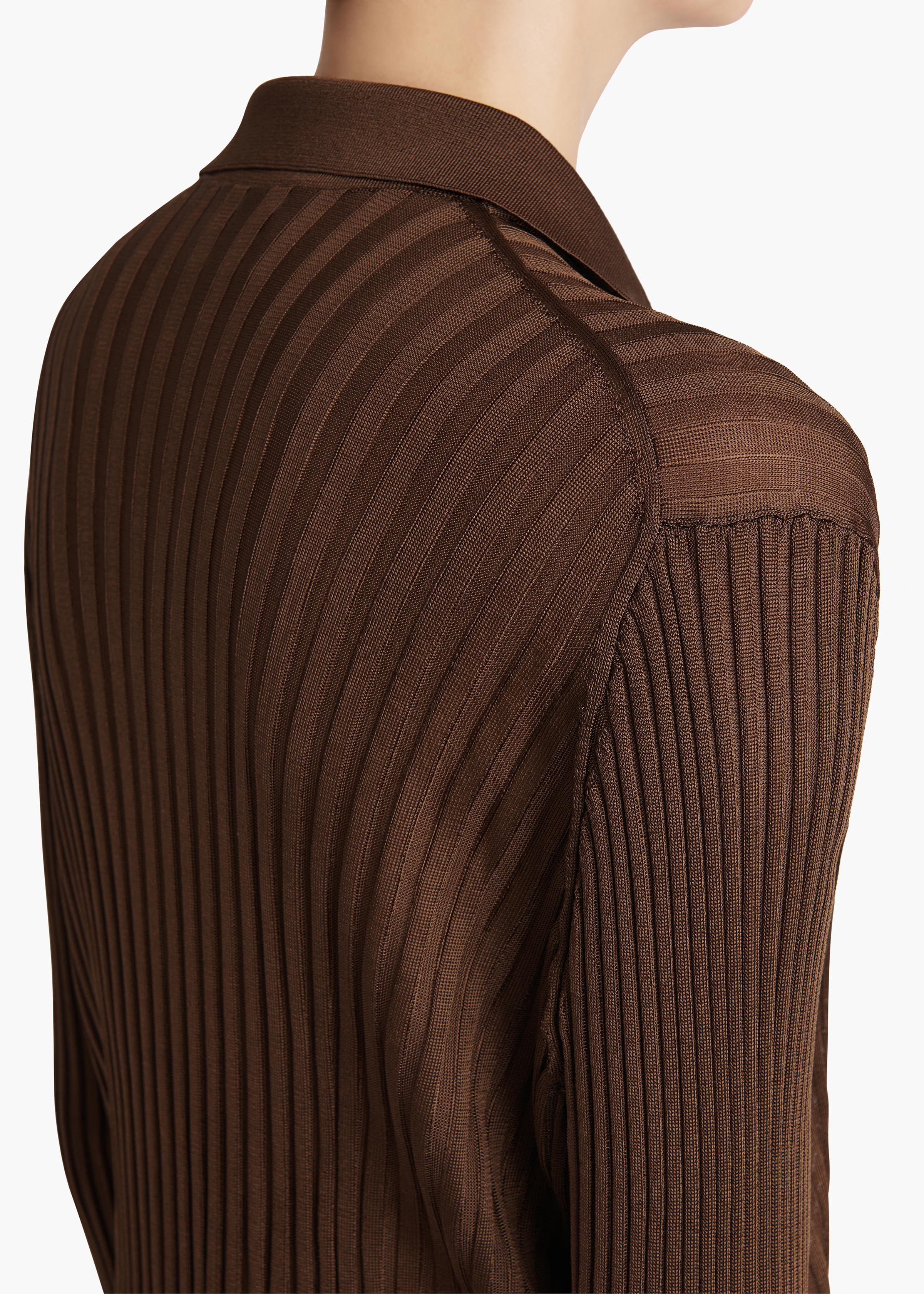Khaite - Vin Top in Bark - Image 13