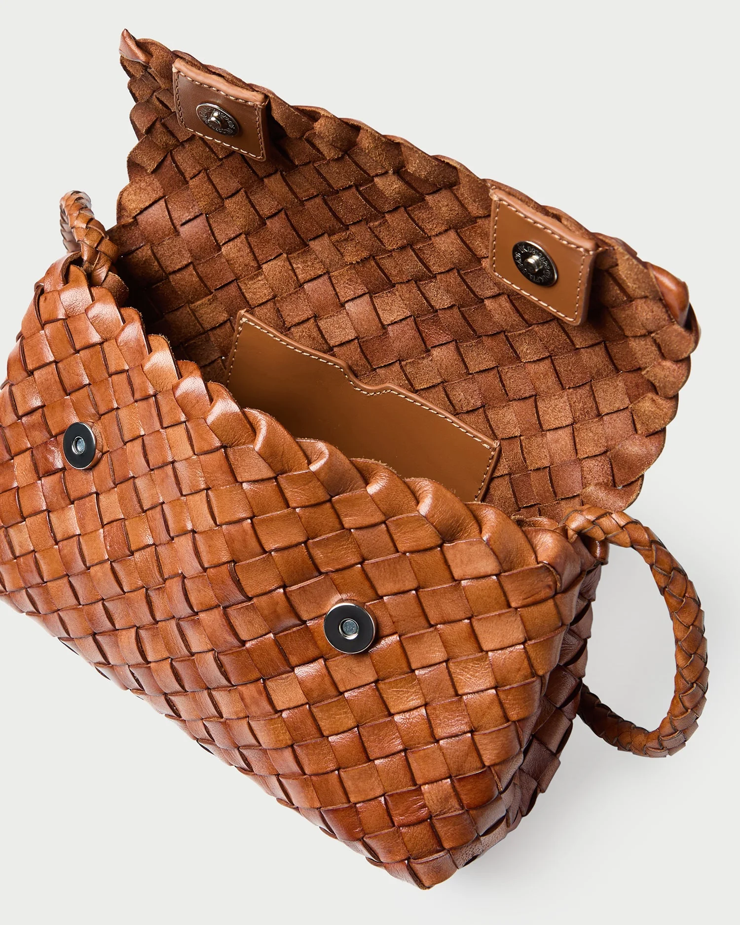 Loeffler Randall - Vinnie Timber Woven Leather Crossbody - Image 3
