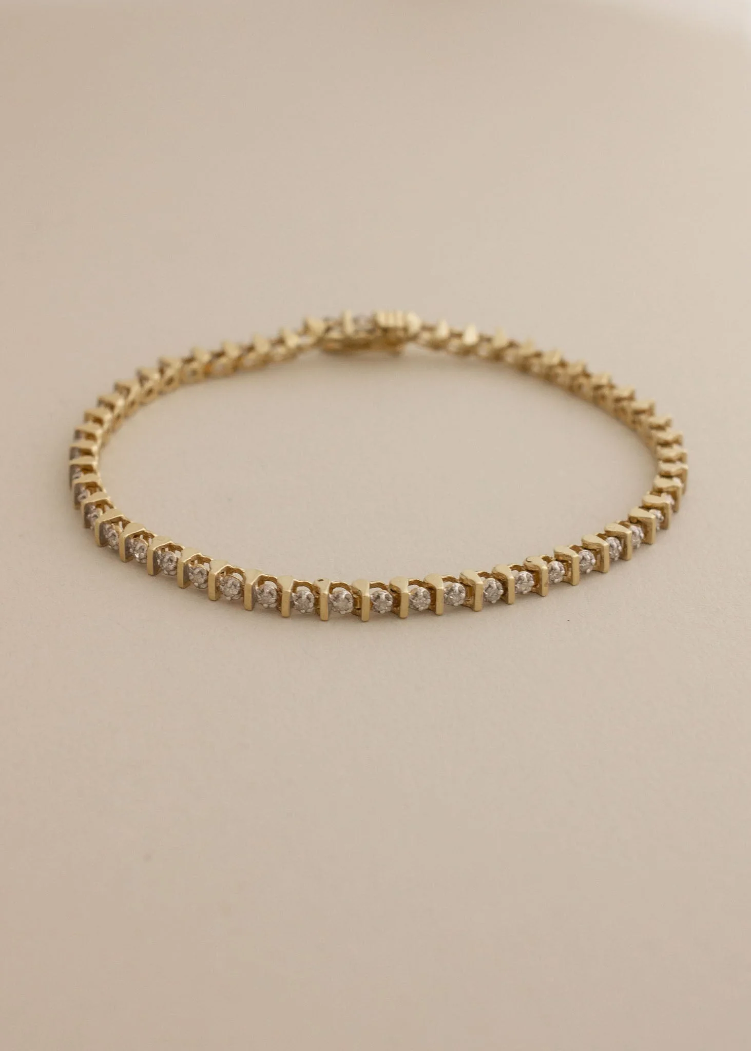 Kinn - Vintage Bar Tennis Bracelet 1.0ctw
