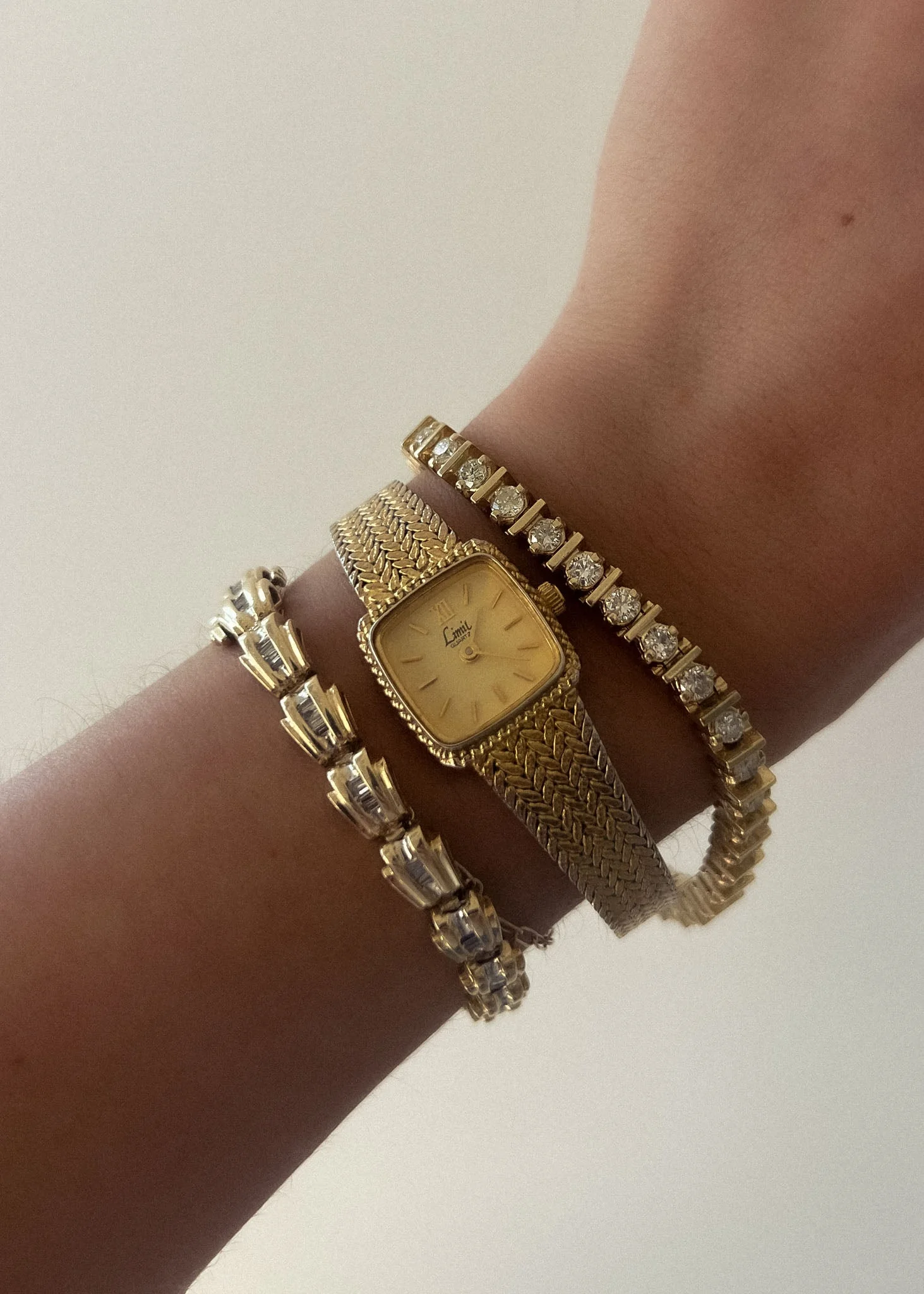 Kinn - Vintage Bar Tennis Bracelet 4.5ctw - Image 2