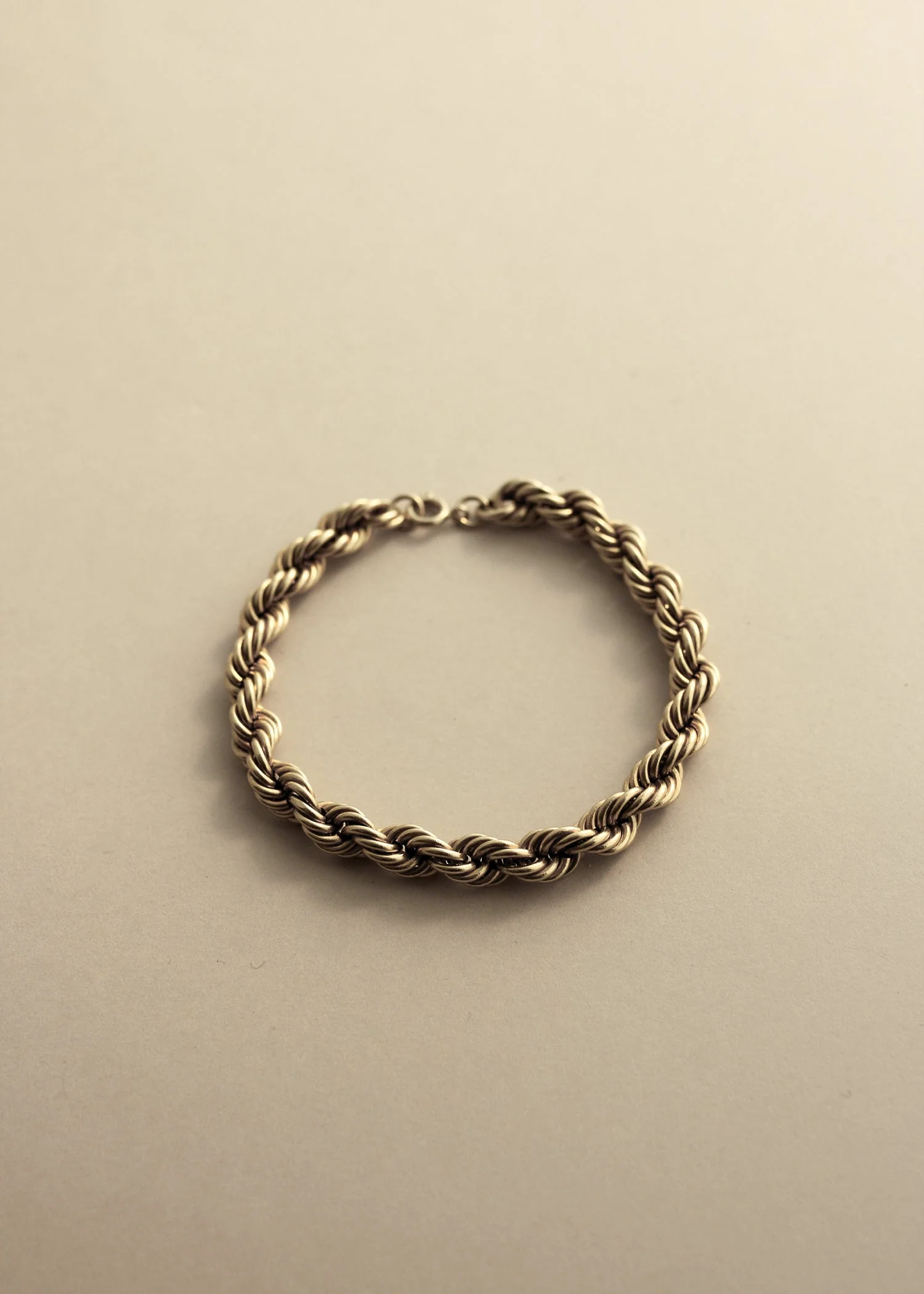 Kinn - Vintage Gold Rope Twist Bracelet
