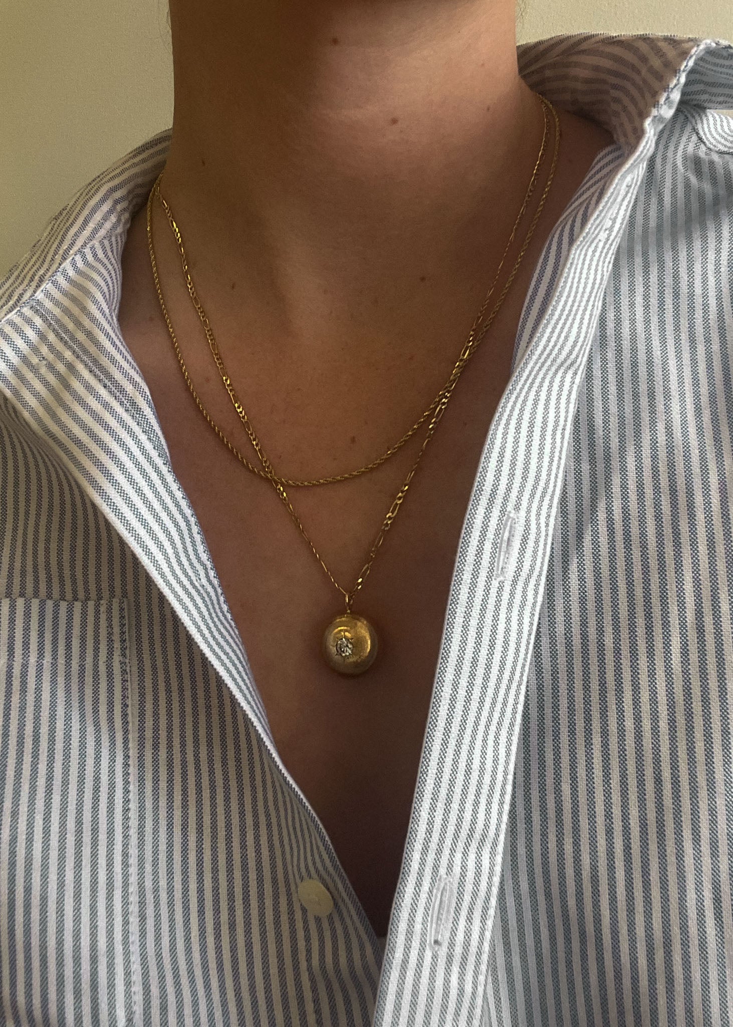 Kinn - Vintage Puffed Diamond Pendant - Image 4