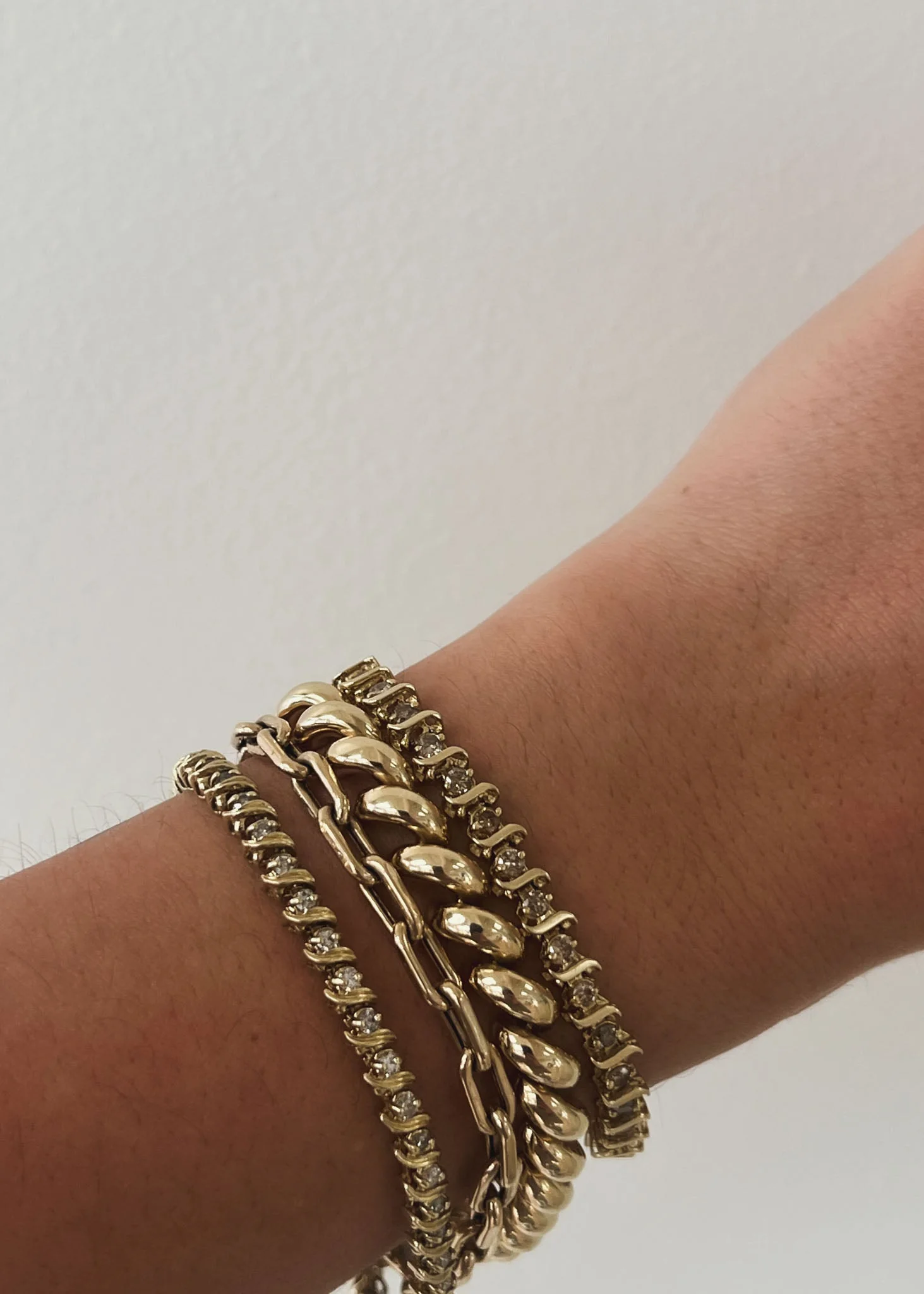 Kinn - Vintage S Link Tennis Bracelet I - Image 2