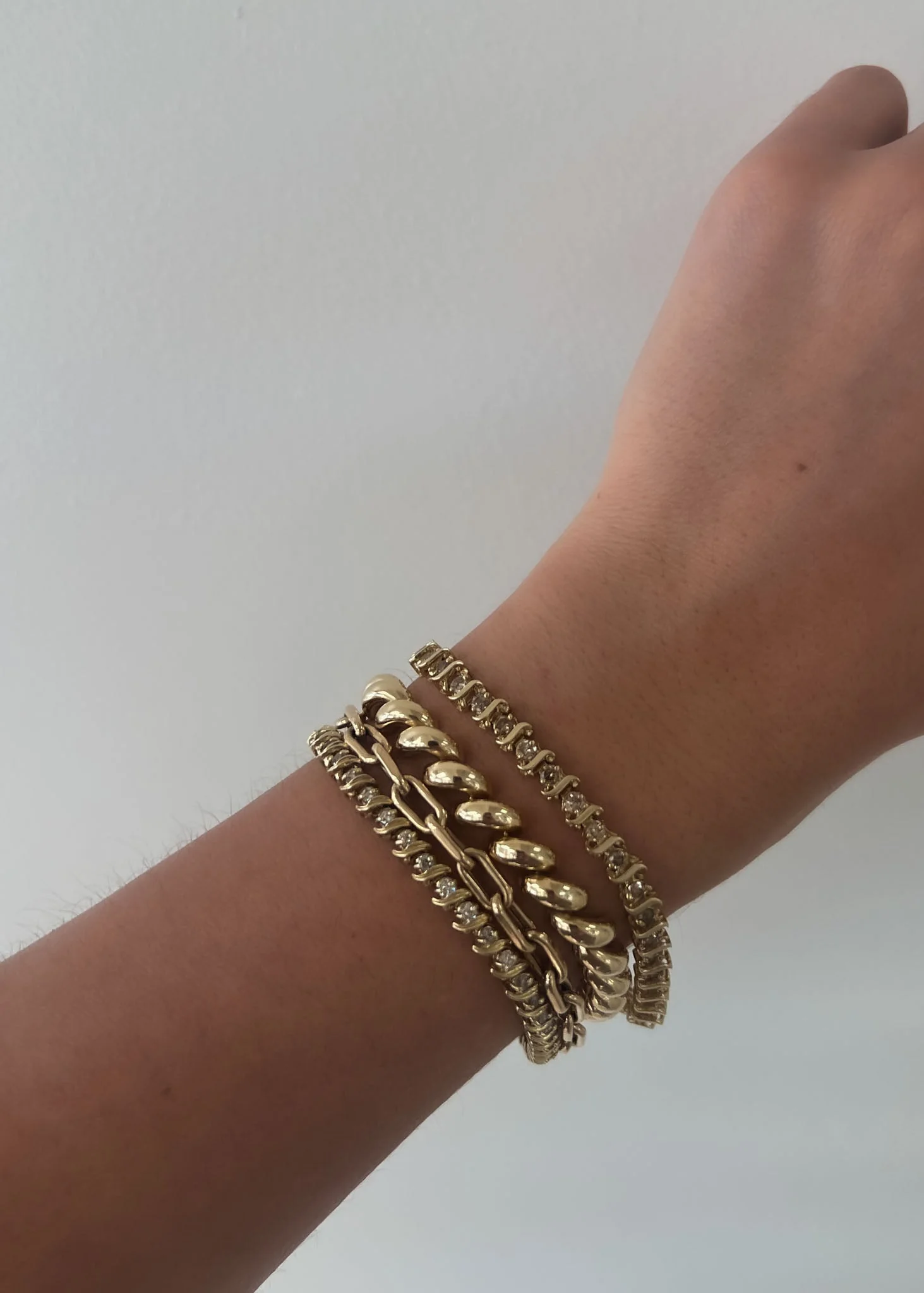 Kinn - Vintage S Link Tennis Bracelet I - Image 4