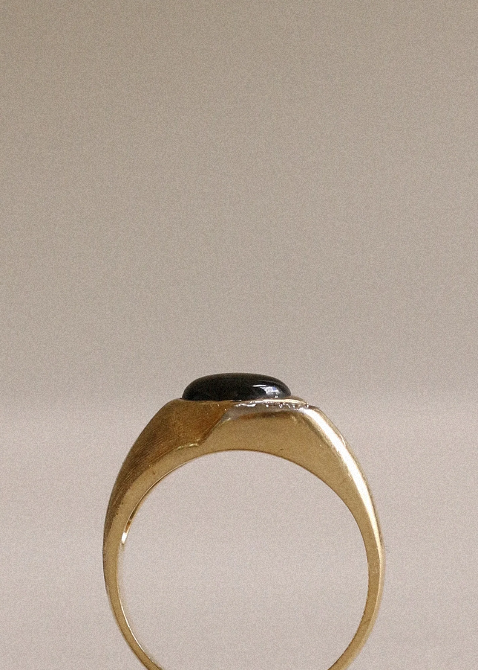 Kinn - Vintage Star Sapphire Diamond 14k Ring - Image 2
