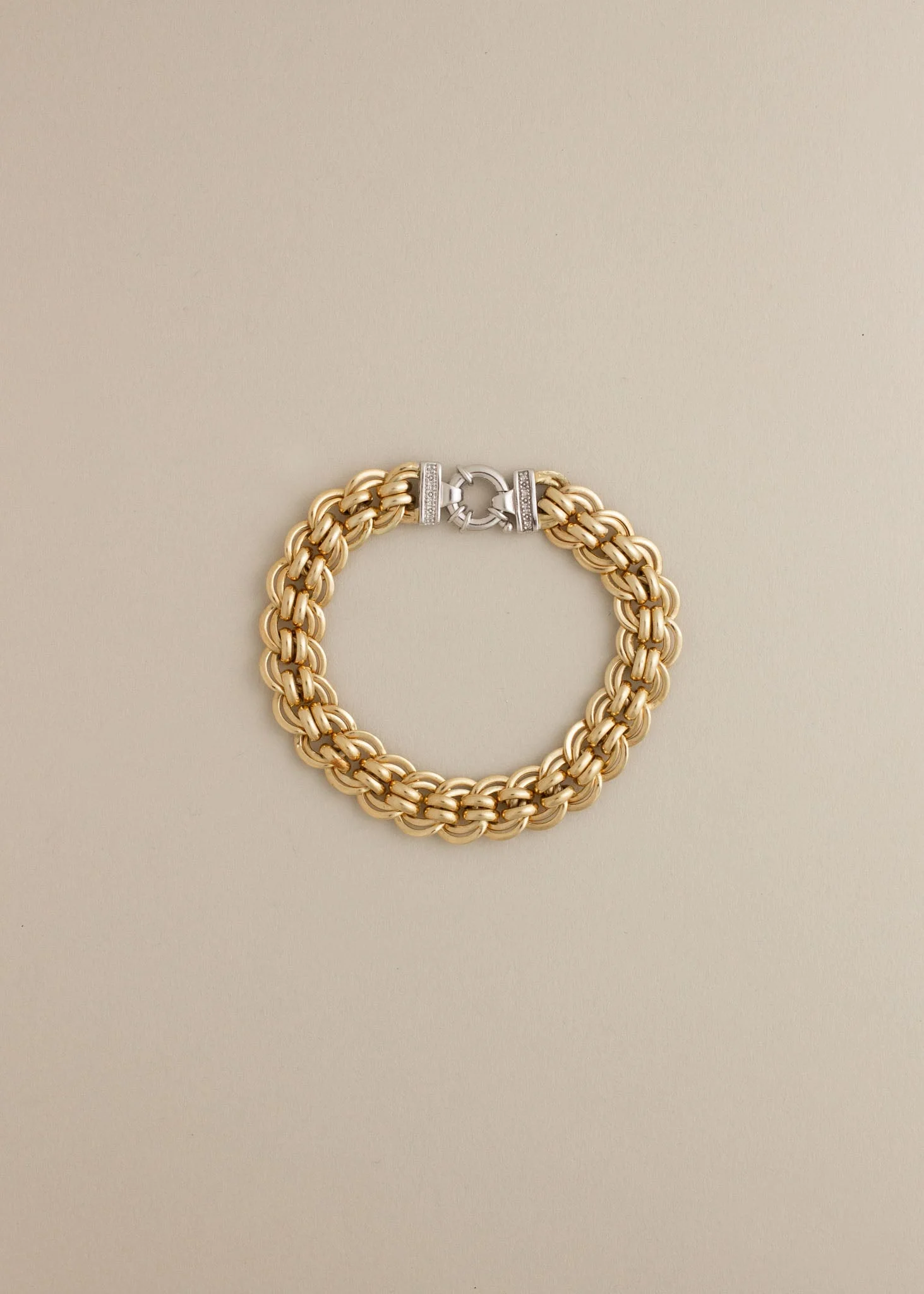Kinn - Vintage Woven Link Chain Bracelet