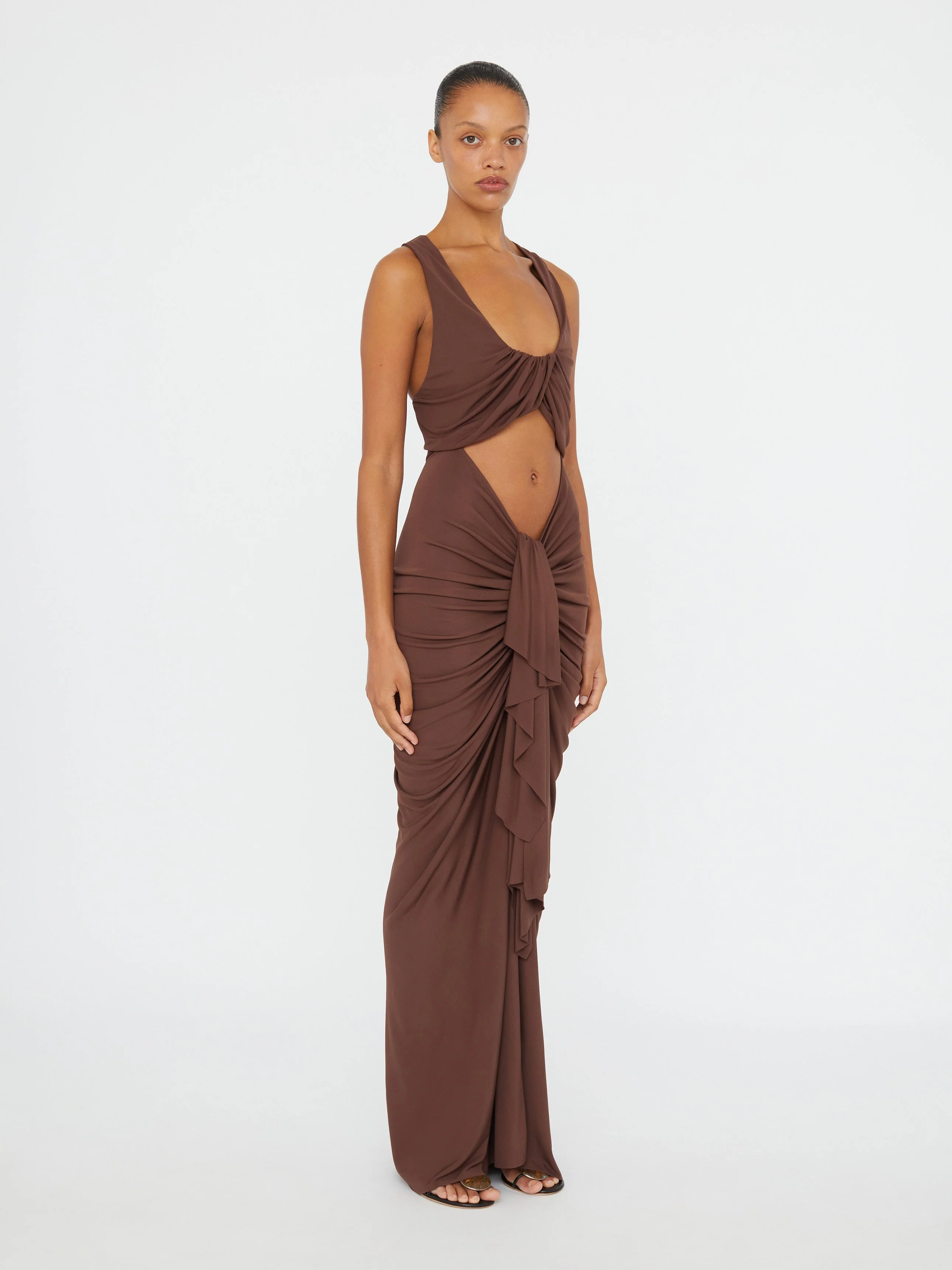 Christopher Esber - Vivenda Drape Front Dress - Image 3