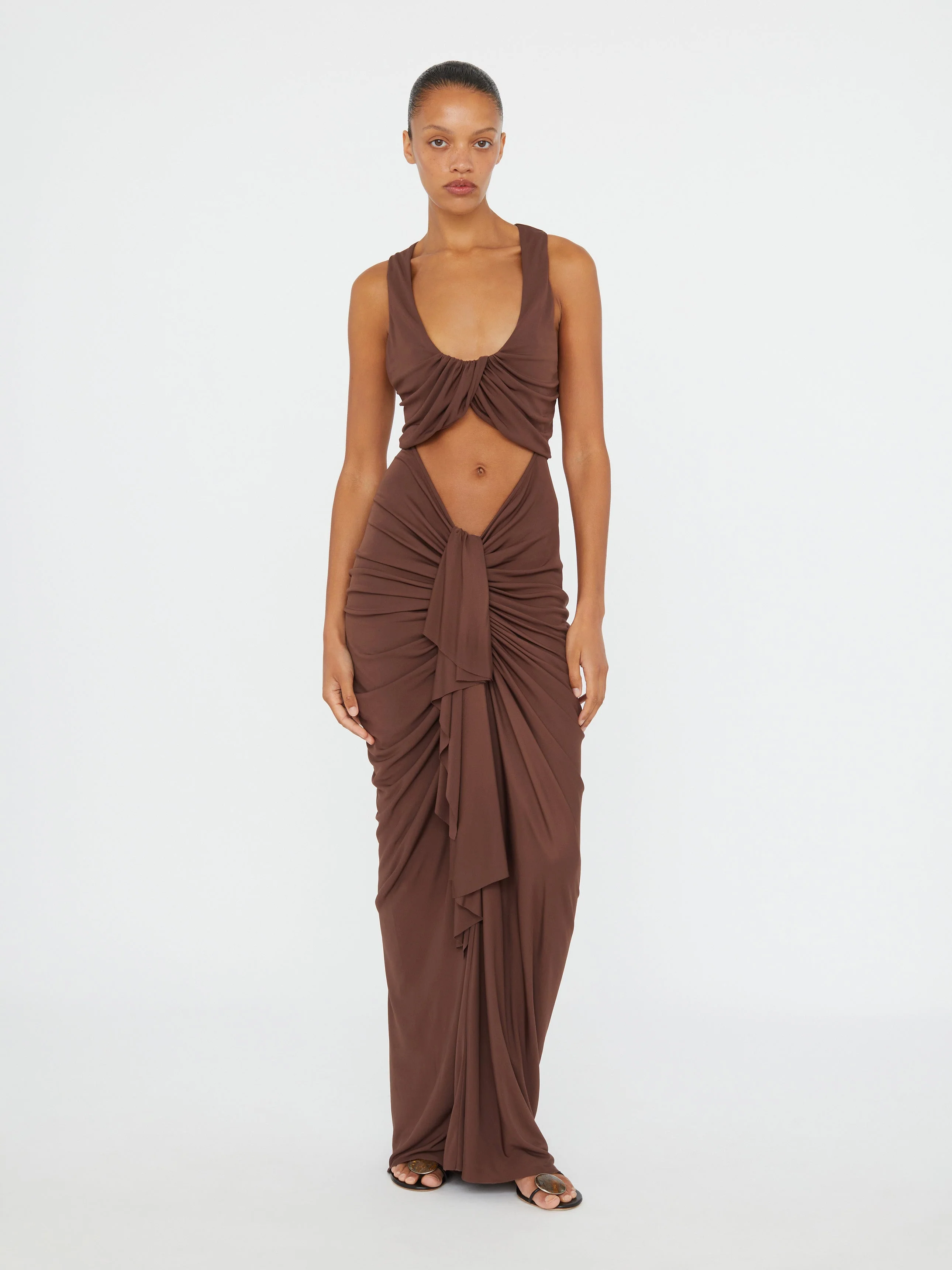 Christopher Esber - Vivenda Drape Front Dress - Image 5