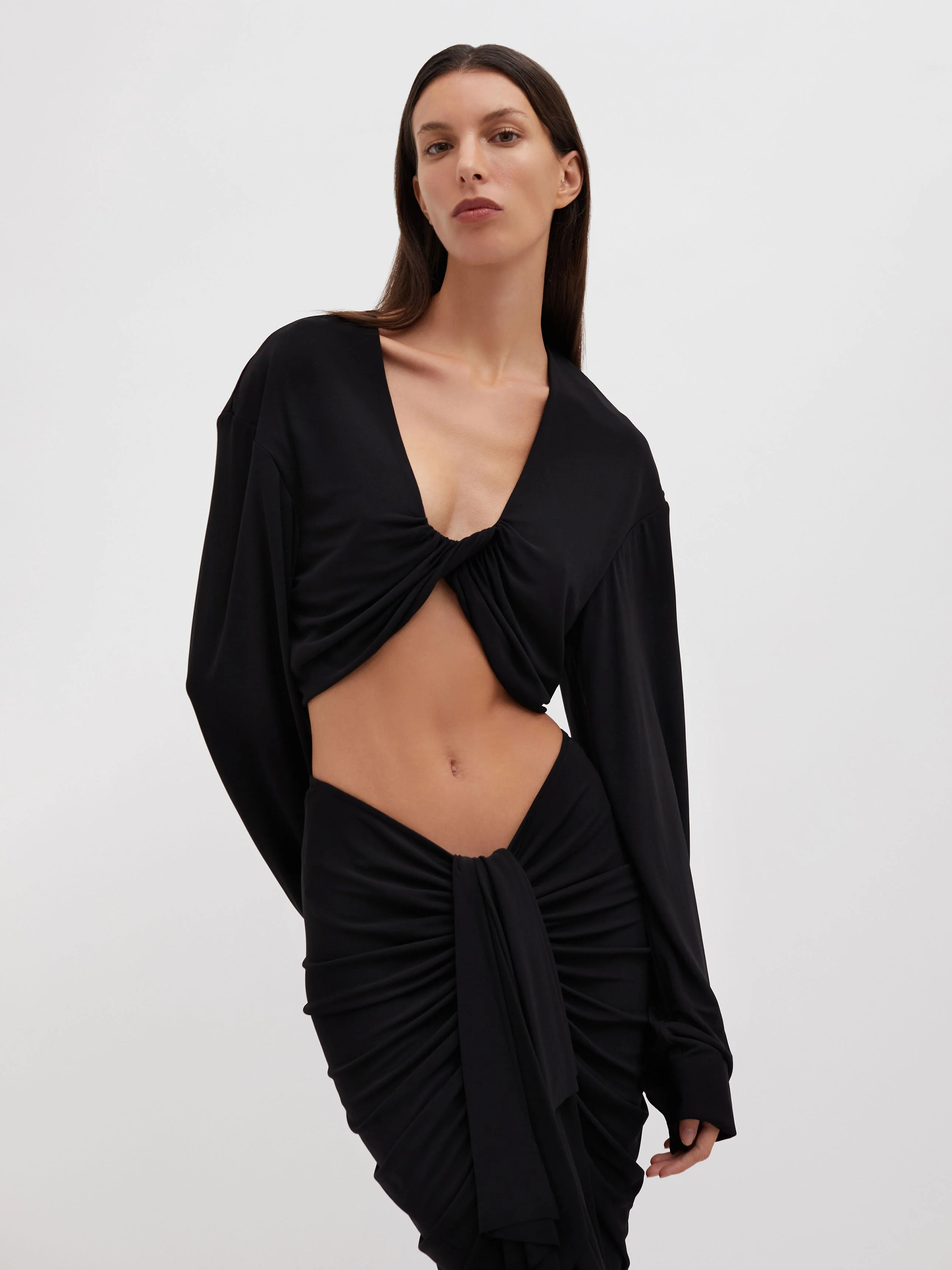 Christopher Esber - Vivenda Drape Long Sleeve Top