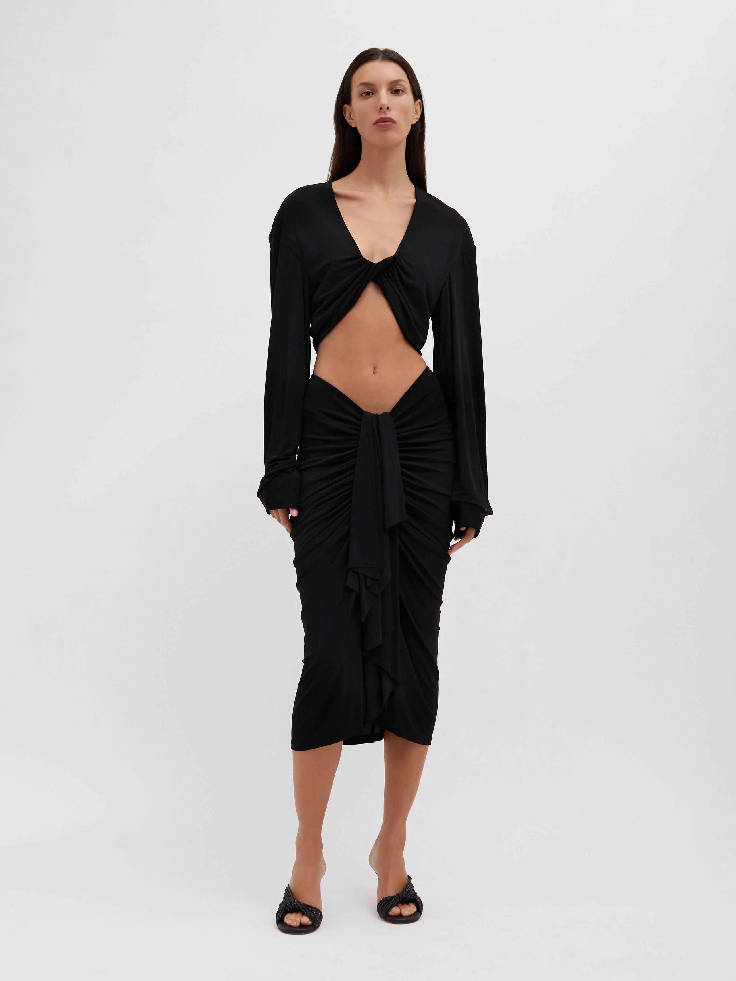 Christopher Esber - Vivenda Drape Long Sleeve Top - Image 6