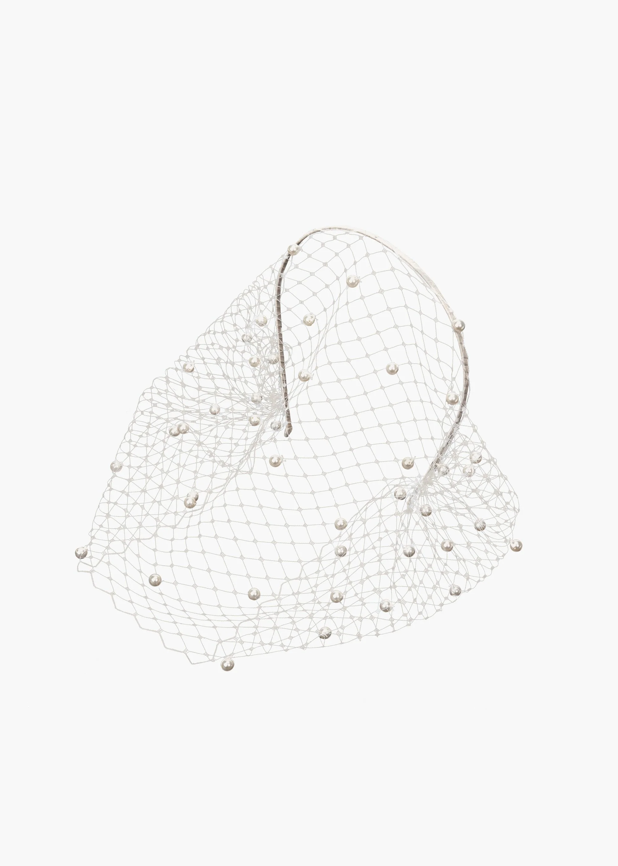 Jennifer Behr - Voilette Headband with Pearls
