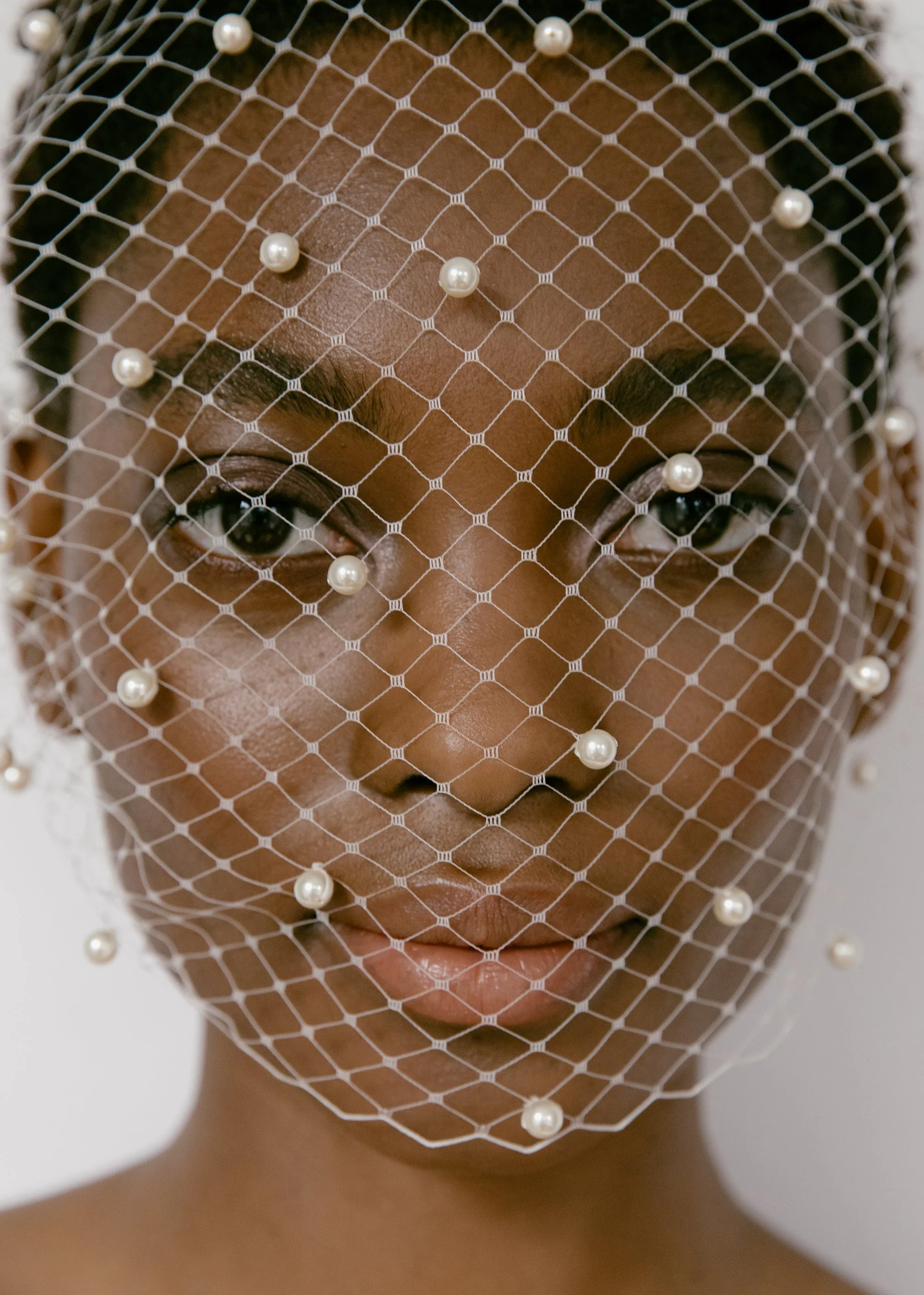 Jennifer Behr - Voilette Headband with Pearls - Image 5