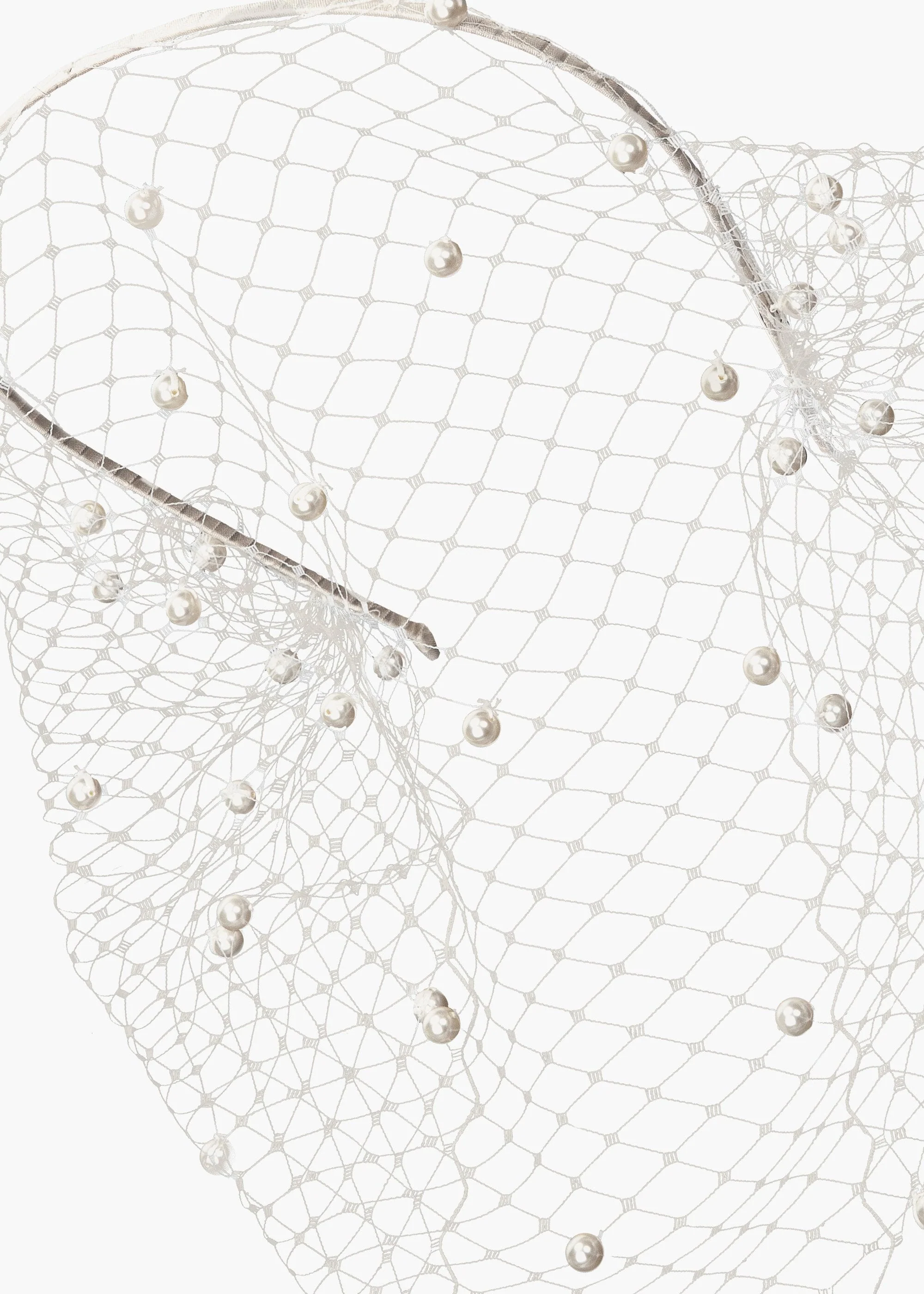 Jennifer Behr - Voilette Headband with Pearls - Image 8