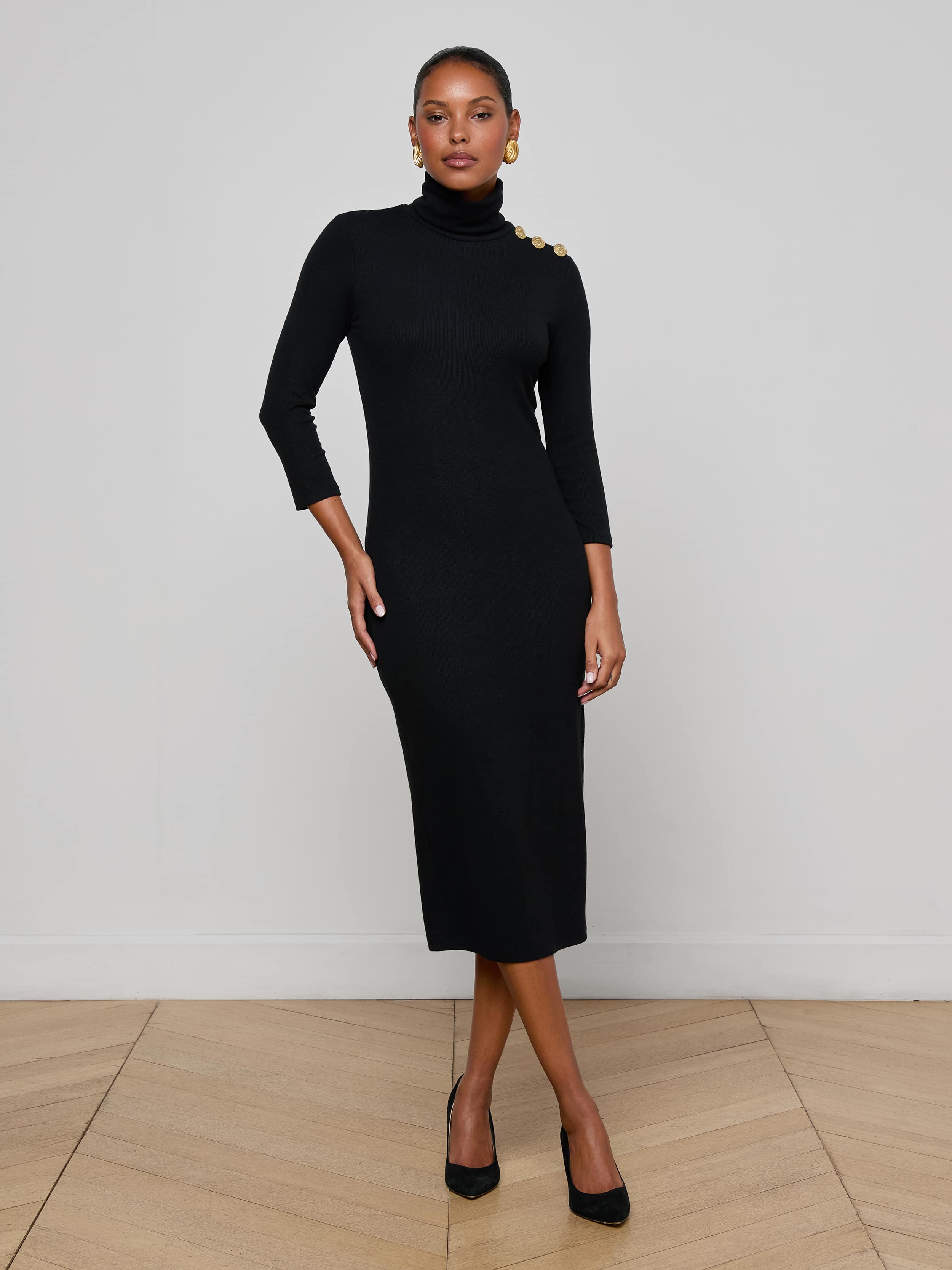 L'AGENCE - Voletta Turtleneck Knit Dress - Image 8