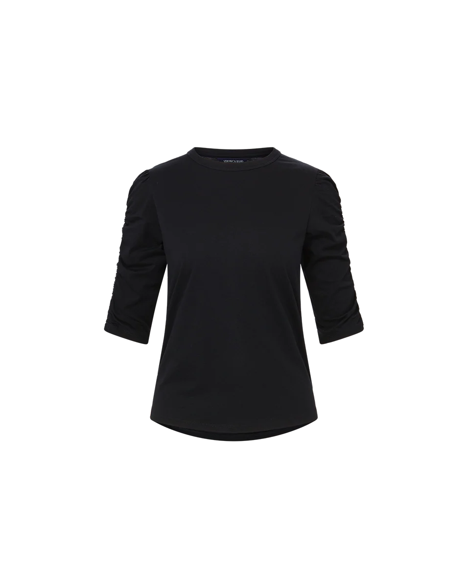 Veronica Beard - Waldorf Ruched - Sleeve T - Shirt - Image 4