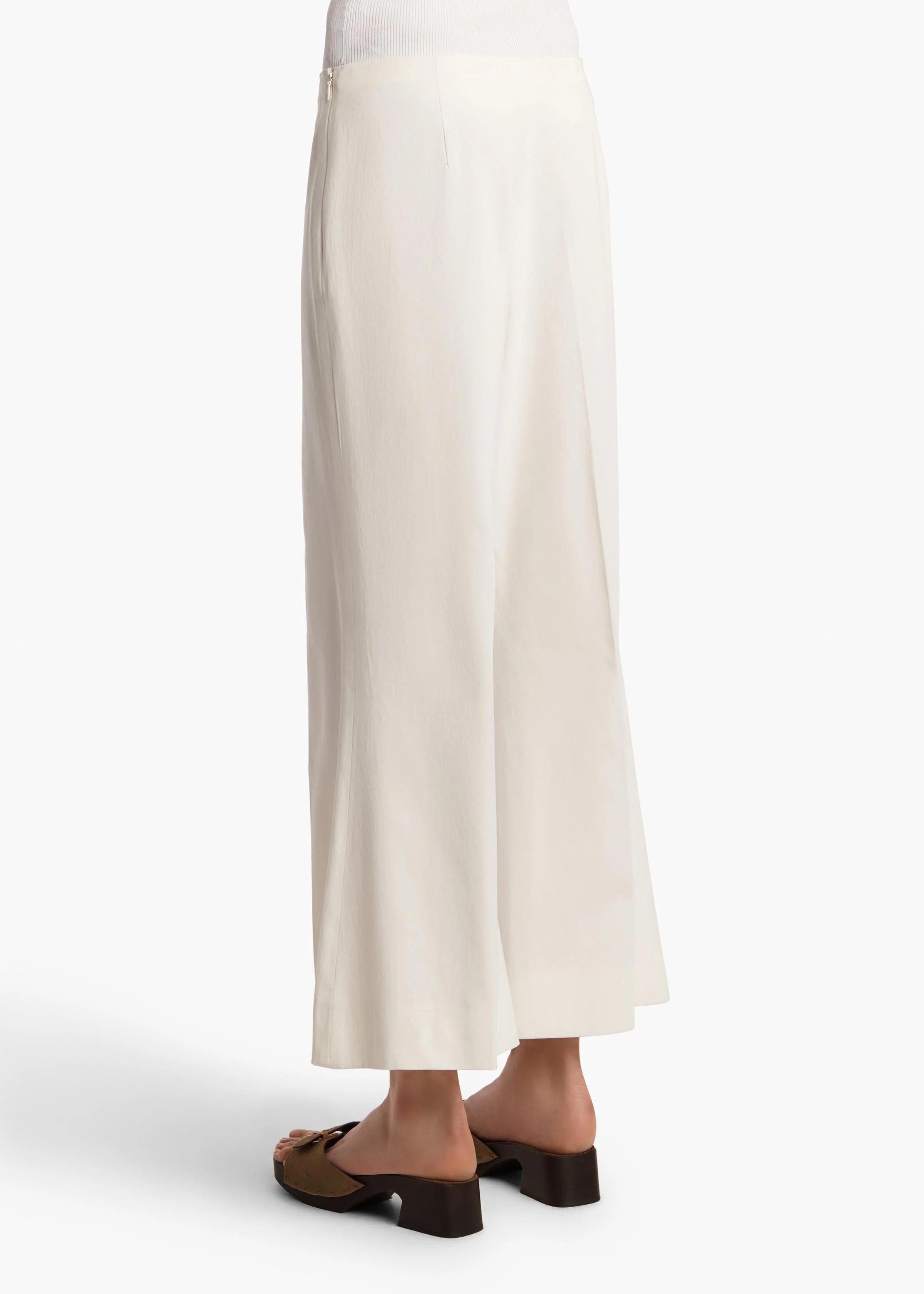 Khaite - Walter Pant in Chalk Cotton - Image 11