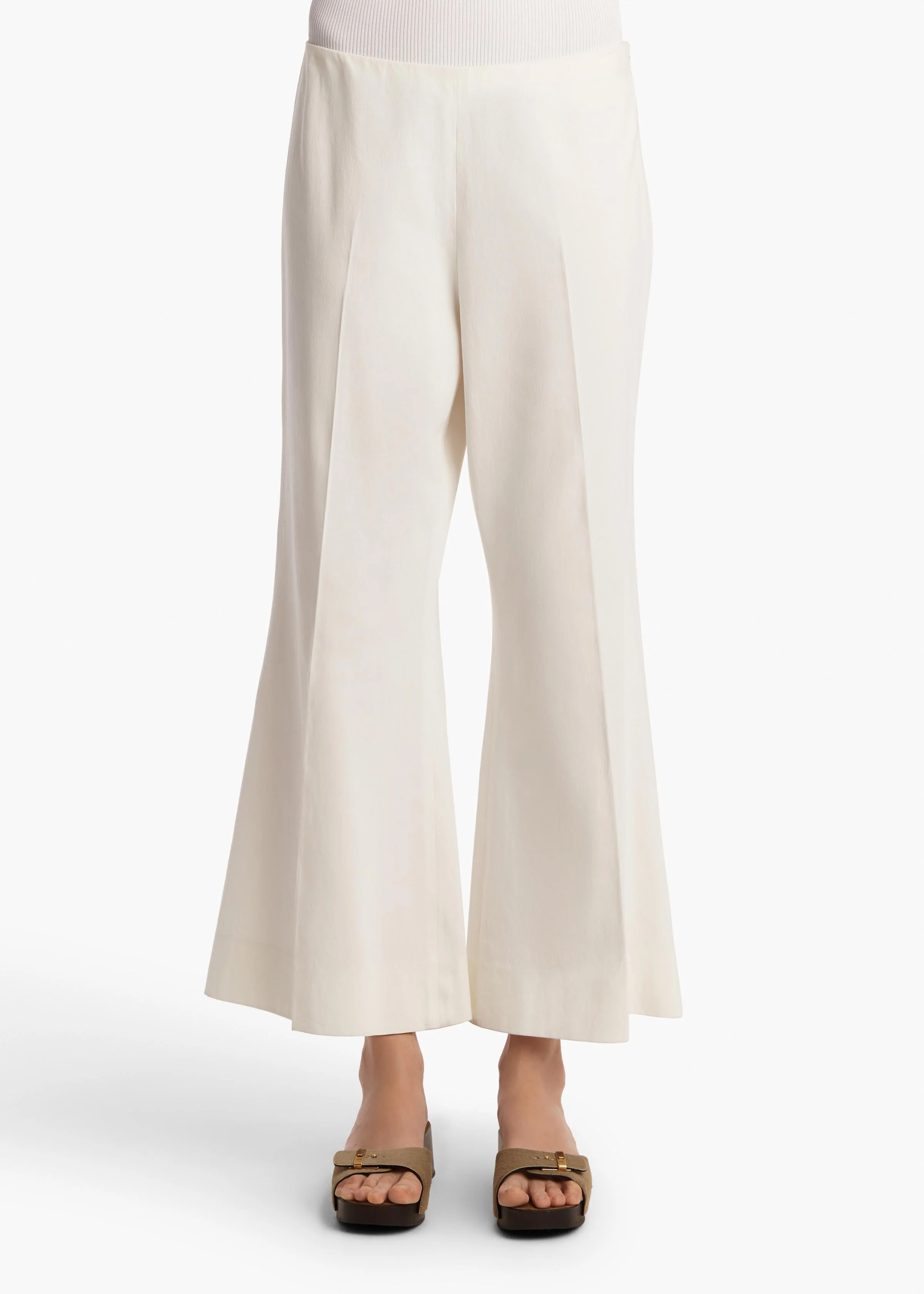 Khaite - Walter Pant in Chalk Cotton - Image 3