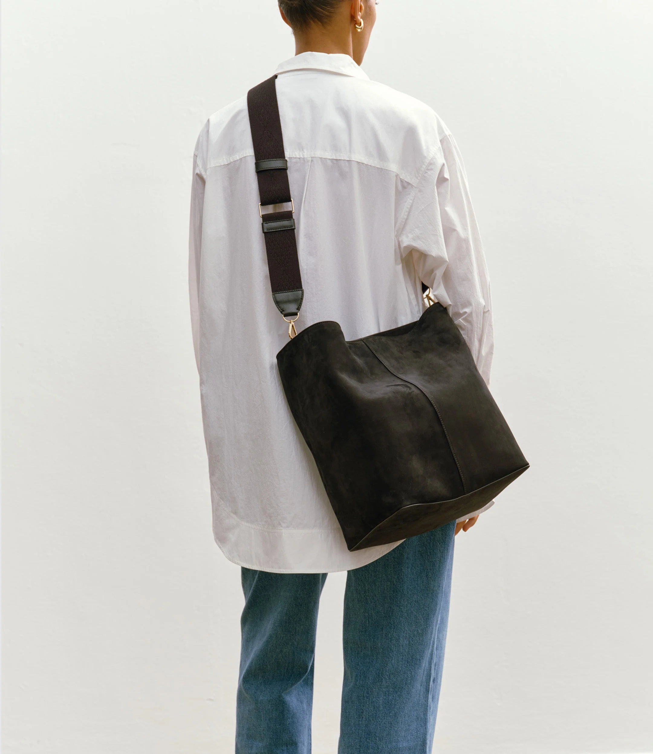 Metier - Webbing Strap Black With Gold Hardware - Image 2