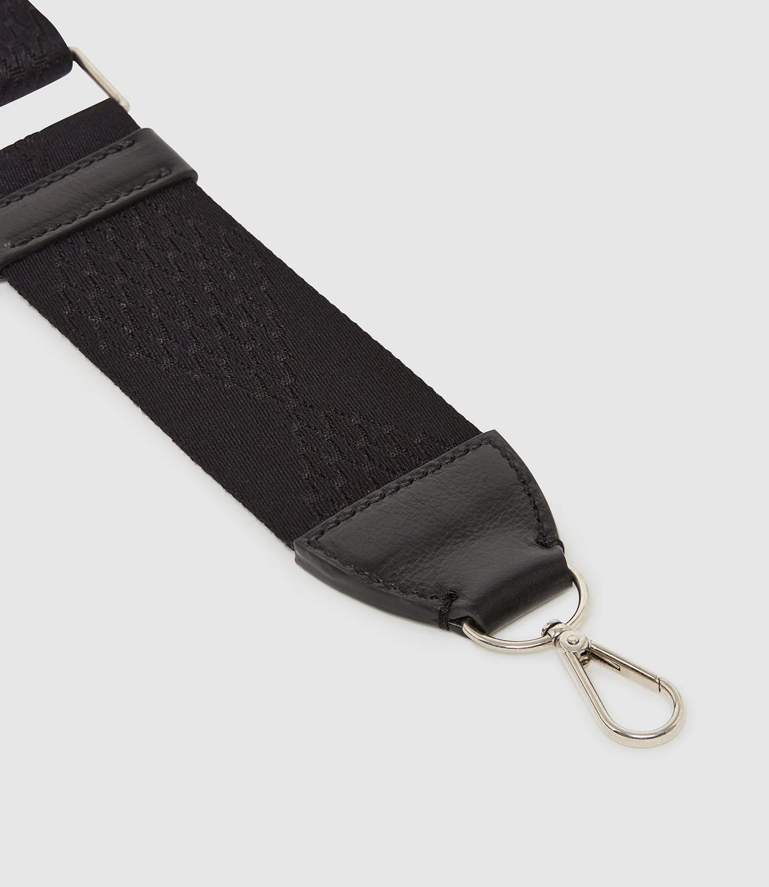 Metier - Webbing Strap Black With Silver Hardware - Image 2