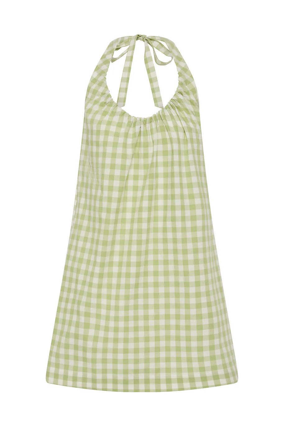 Posse - WENDY MINI DRESS - PEAR GINGHAM - Image 5