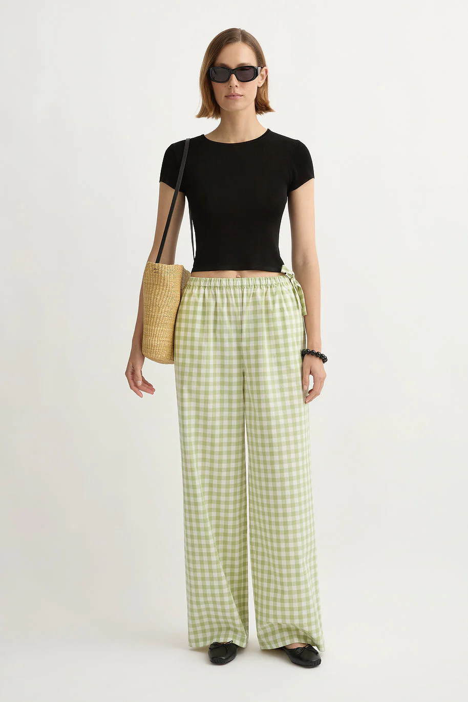 Posse - WENDY PANT - PEAR GINGHAM - Image 6