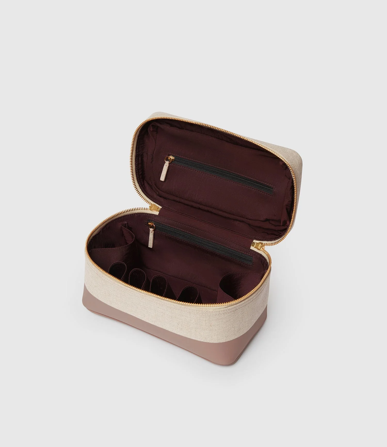 Metier - Westman Atelier By Métier Oversized Makeup Train Case Natural Linen With Desert - Image 2
