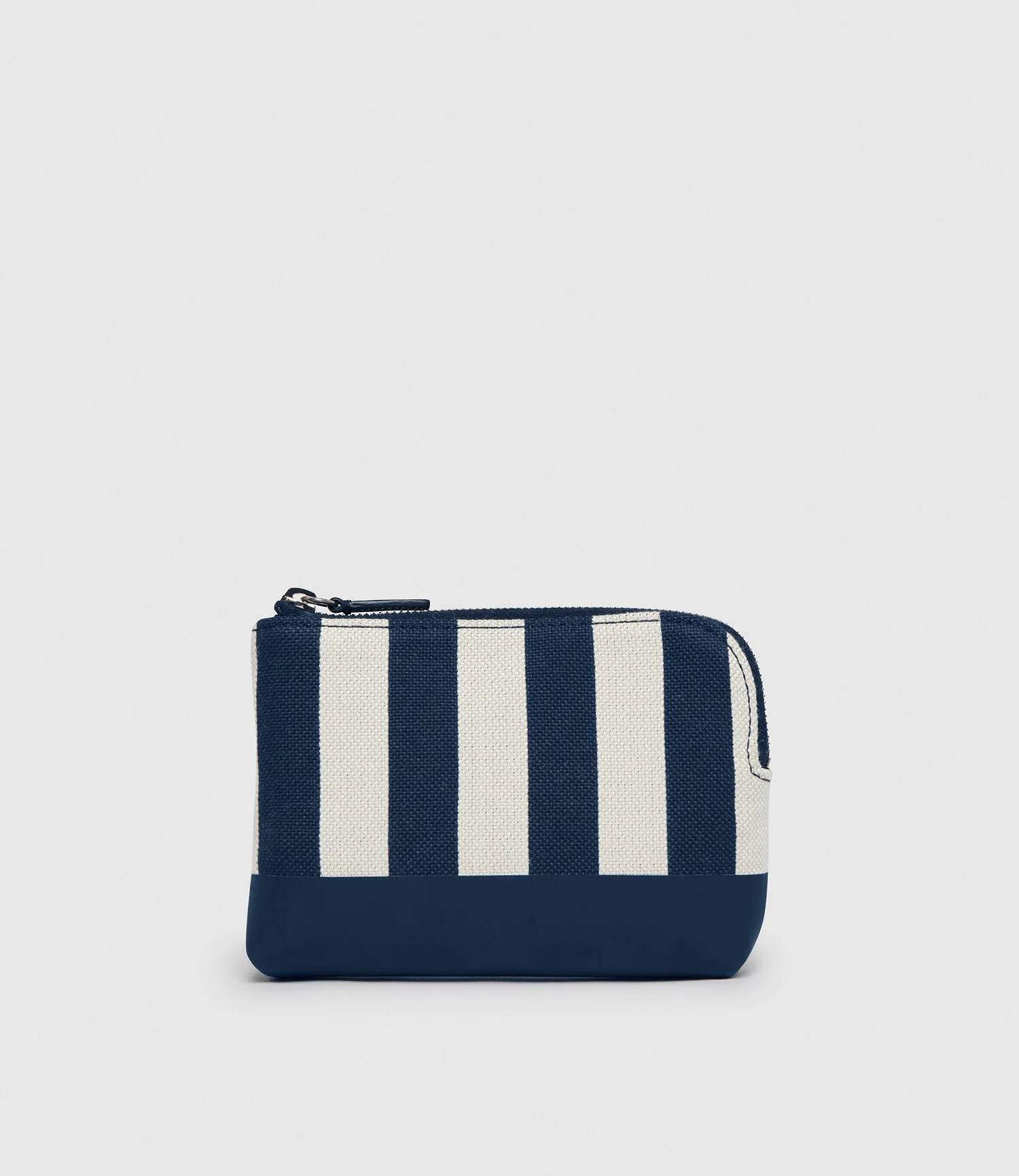 Metier - Westman Atelier By Métier Petite Makeup Pouch Jacquard Navy Stripe - Image 2
