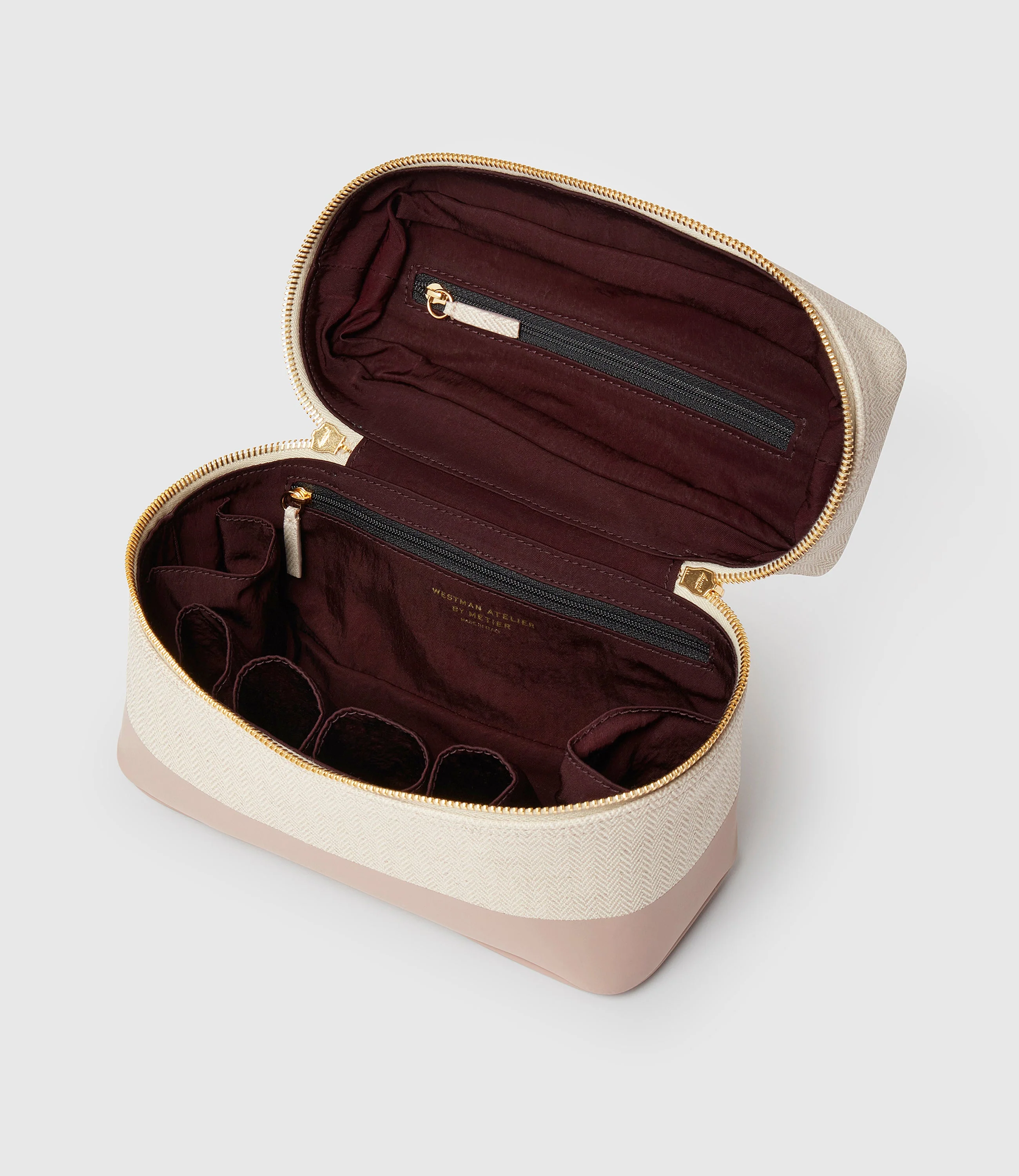 Metier - Westman Atelier By Métier Makeup Train Case Herringbone - Image 4